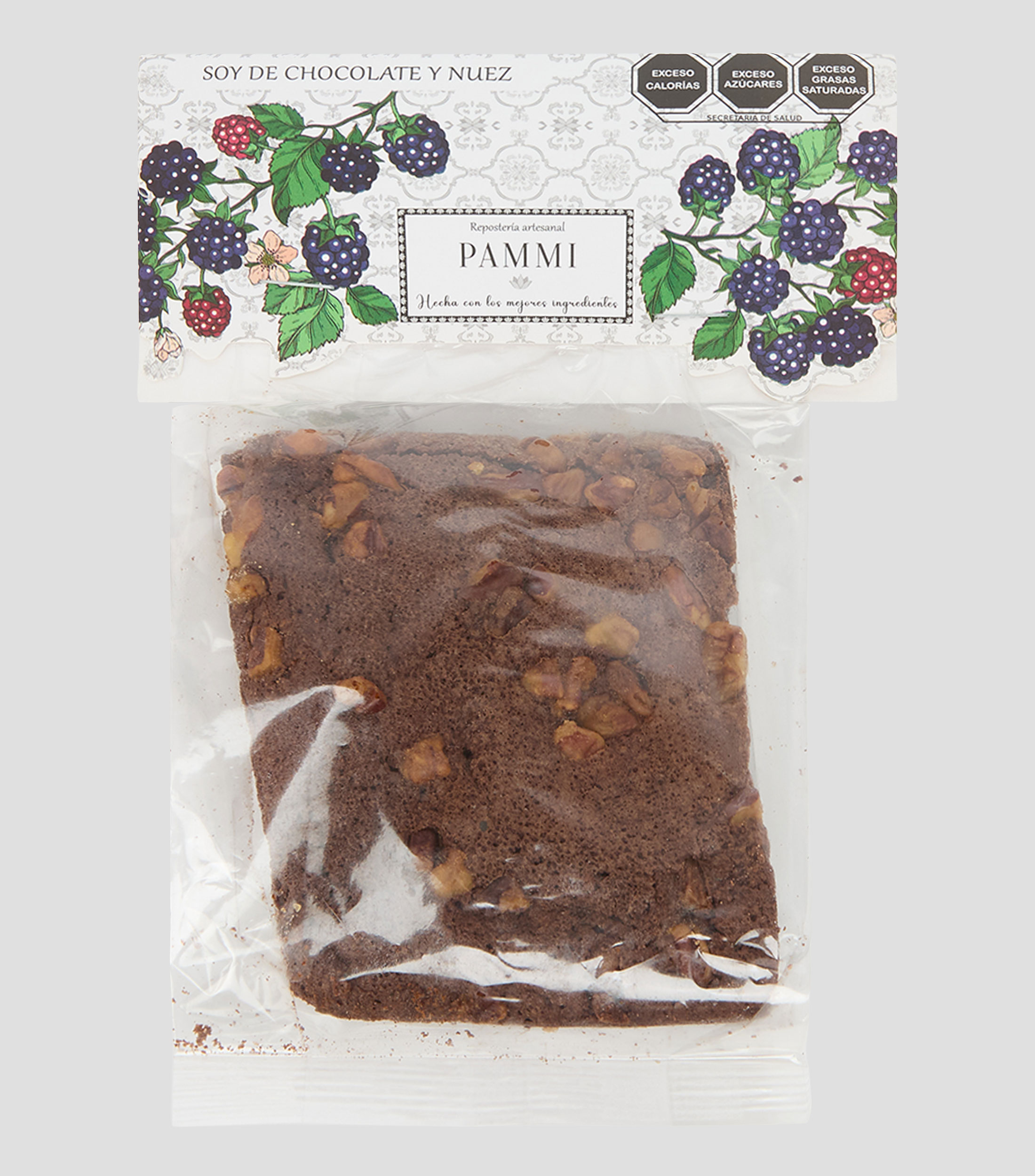 Brownie de Chocolate y Nuez Individual, 100 g