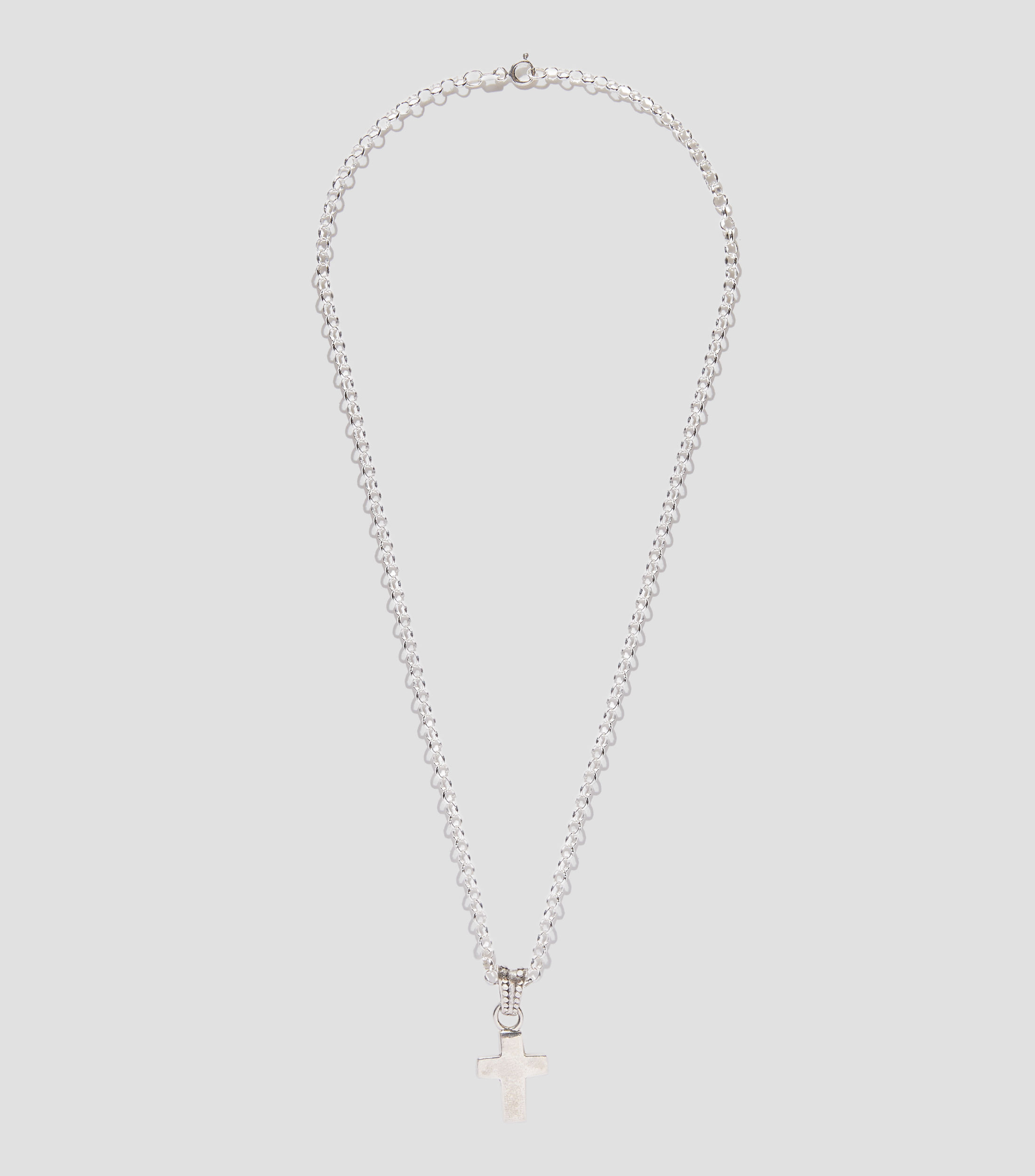 Collar en plata Hombre