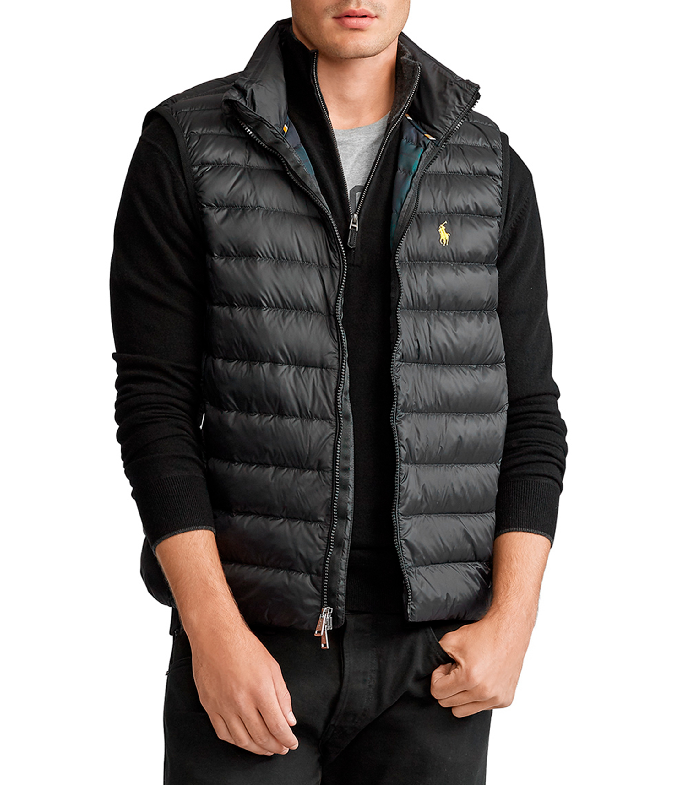 Aprender acerca 64+ imagen polo ralph lauren chaleco hombre