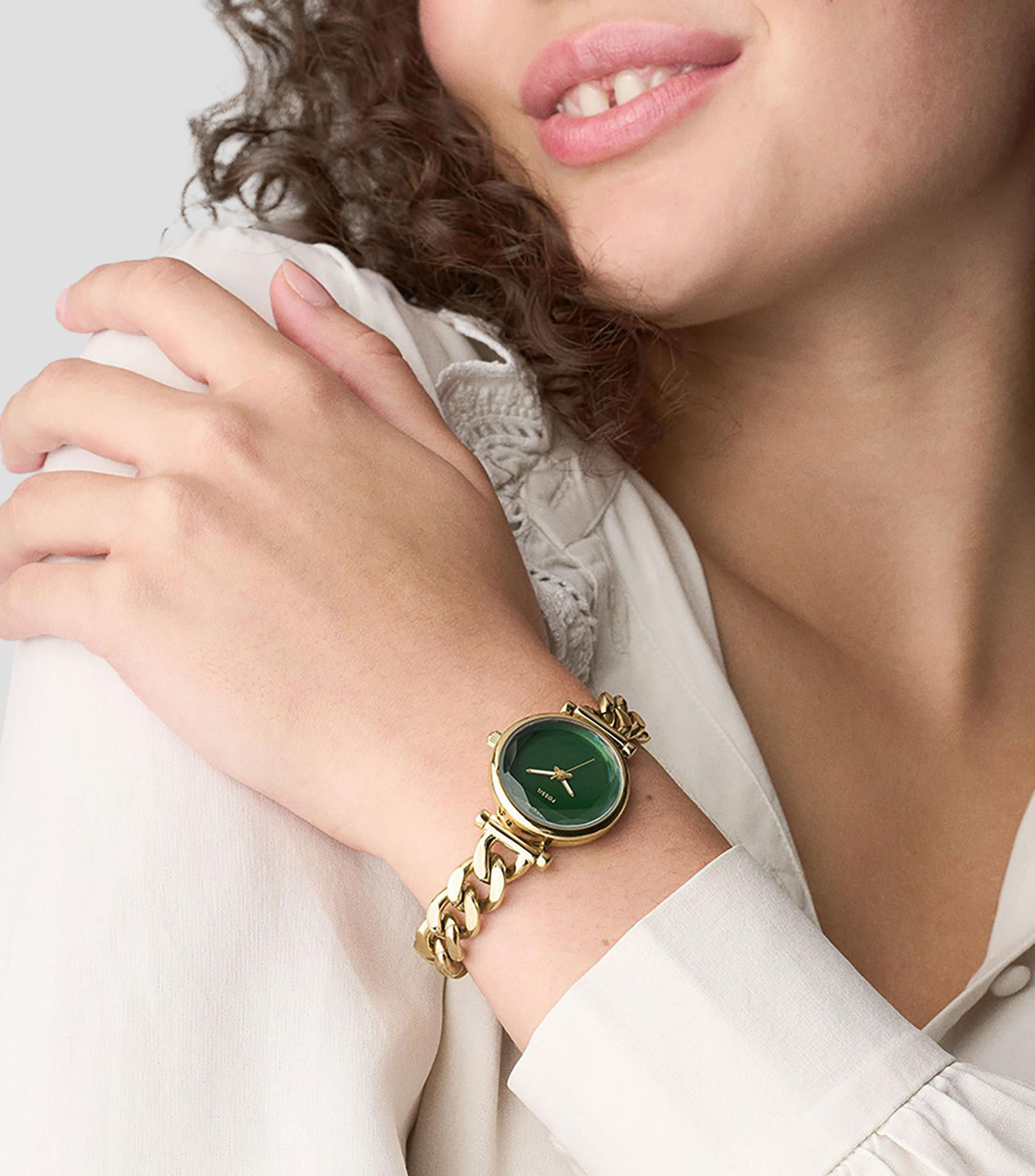 Reloj para mujer Carlie casual, dorado