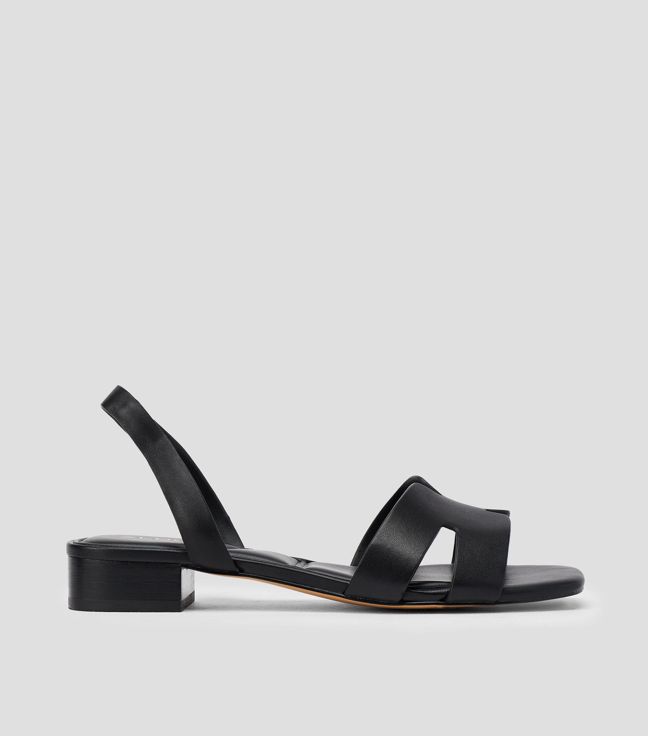 Sandalias casuales tacón bajo ancho en piel Javamannon Mujer
