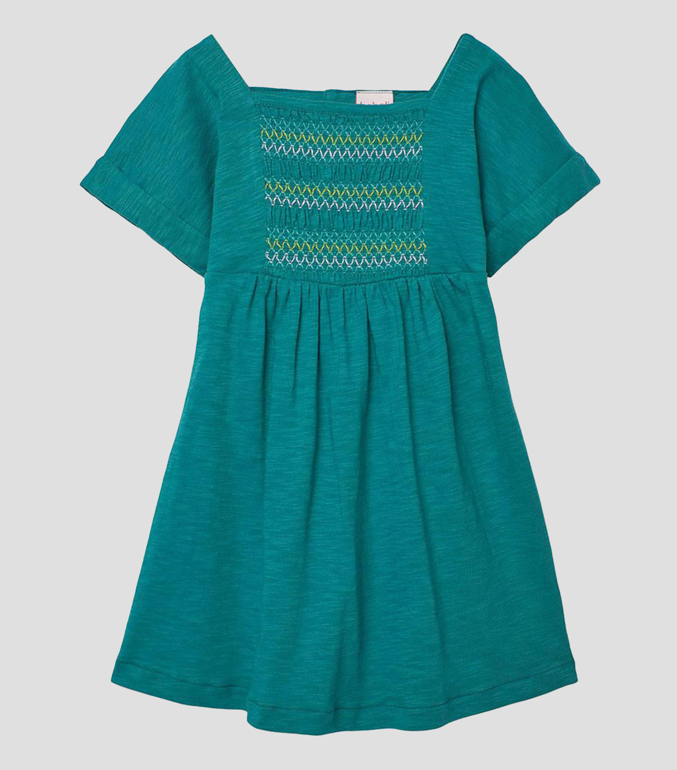 Vestido con diseño sólido Niña