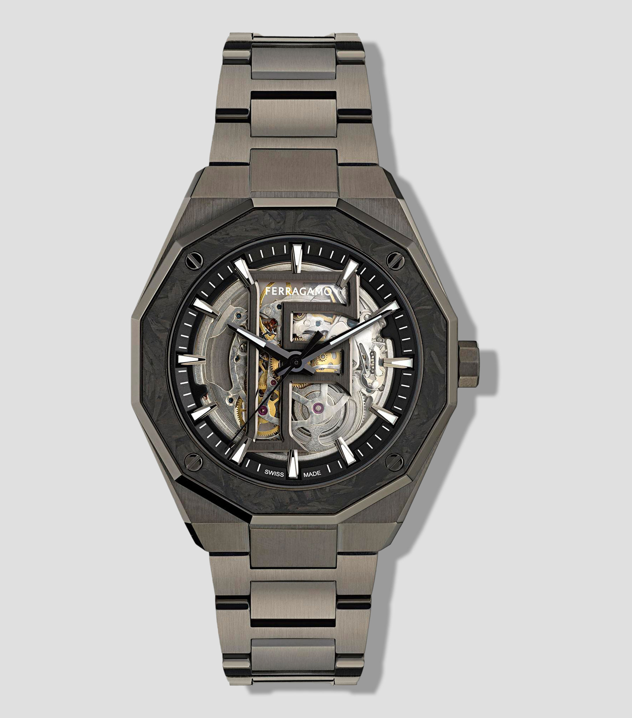 Reloj para Hombre The Versilia Automatic Skeleton gris