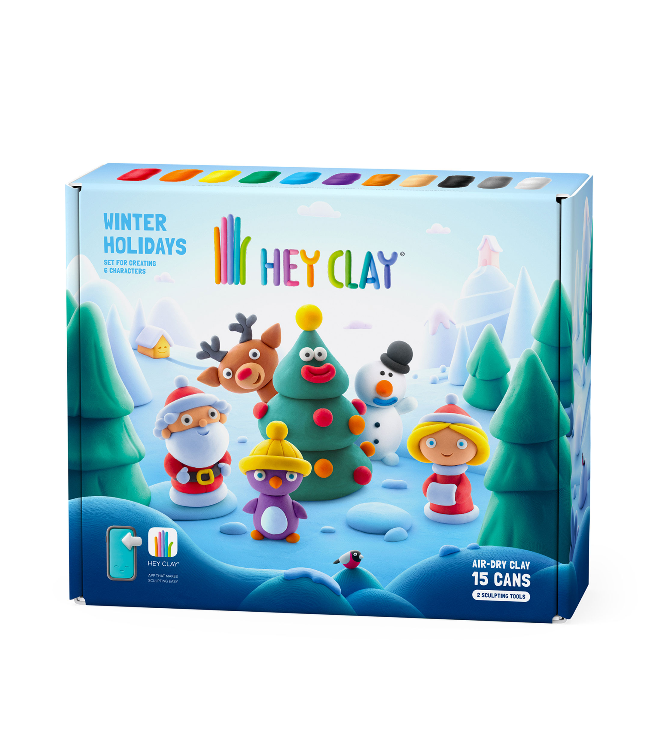 Playset de arcilla Winter Holidays