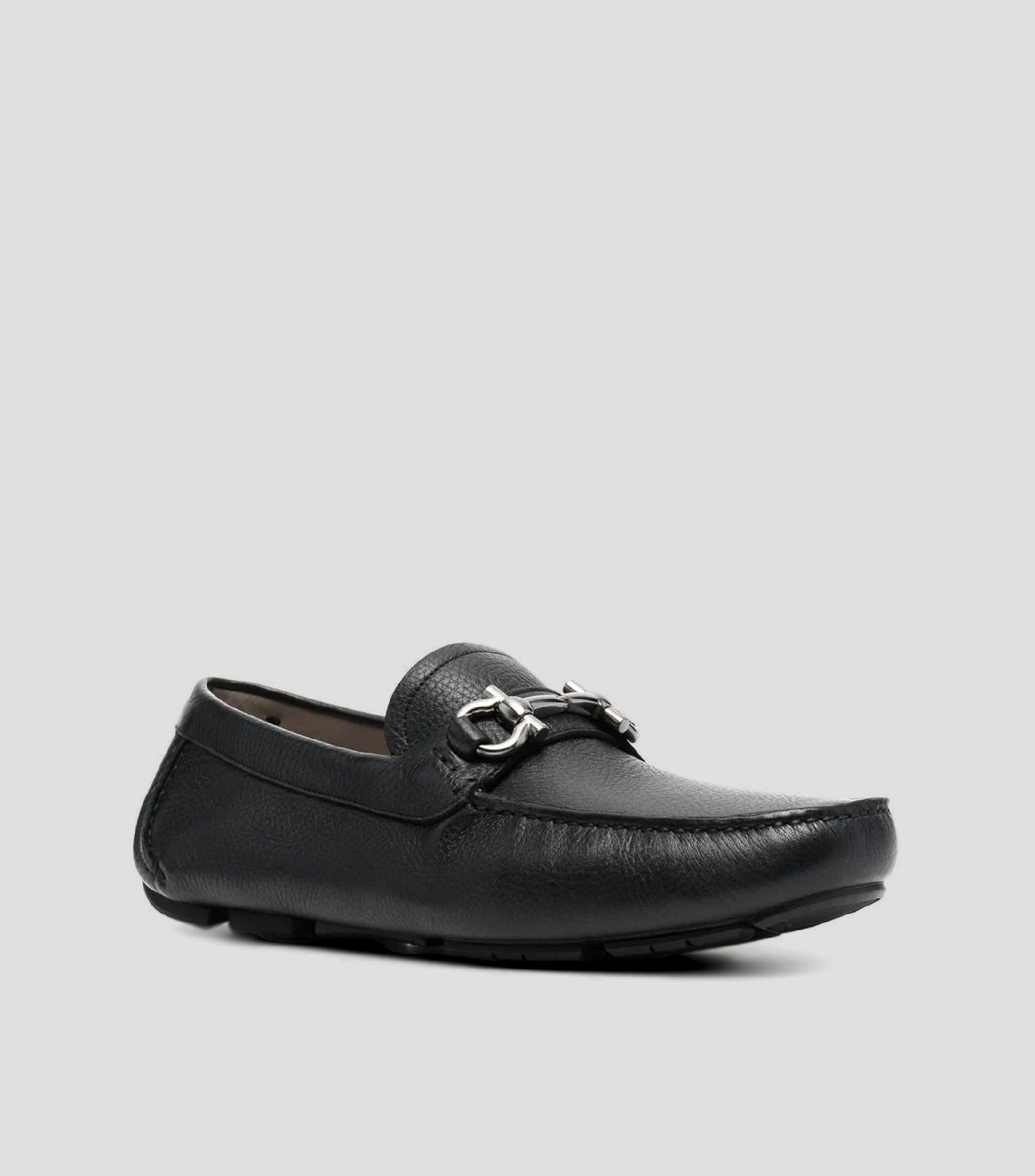 Mocasines sin cordones con placa del logo Hombre