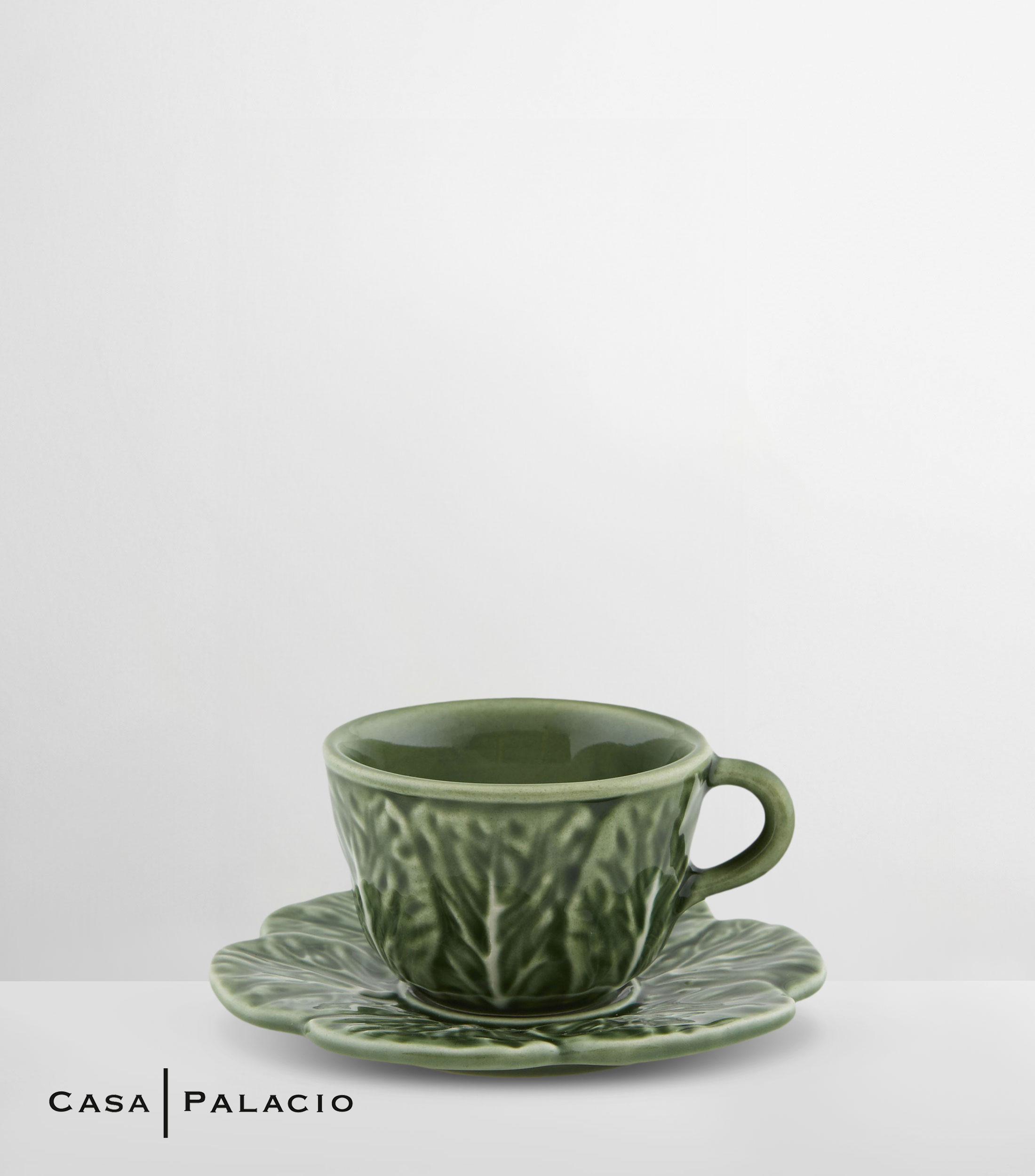 Terno y taza Couve Natural Verde
