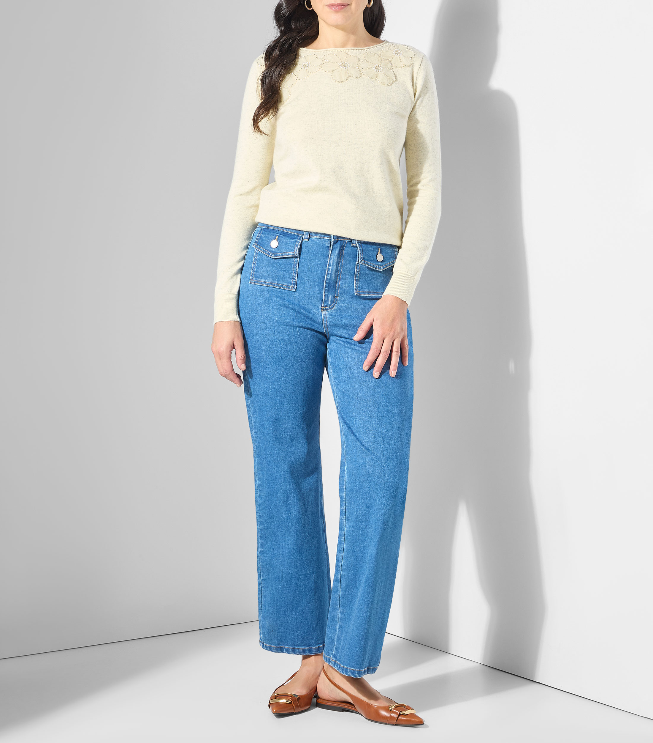 Jeans recto Mujer