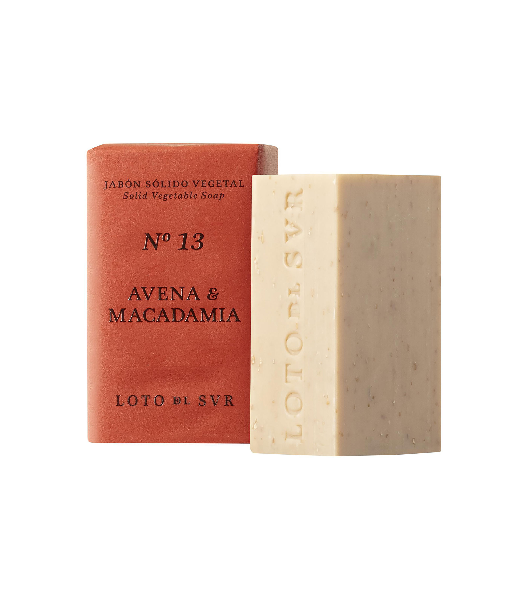 Jabón Sólido Vegetal Avena​ & Macadamia, 140 g