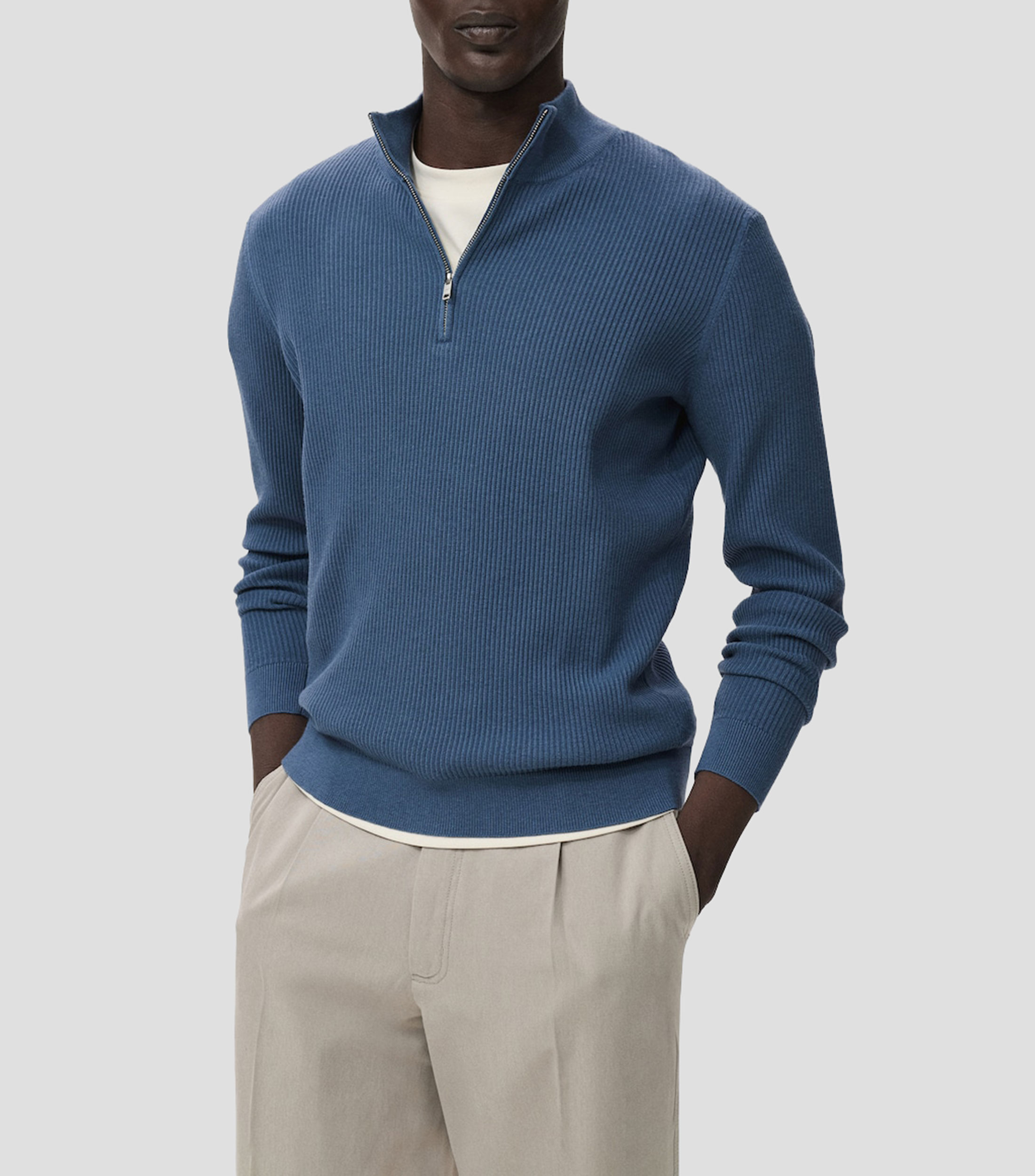 Suéter cuello perkins Hombre
