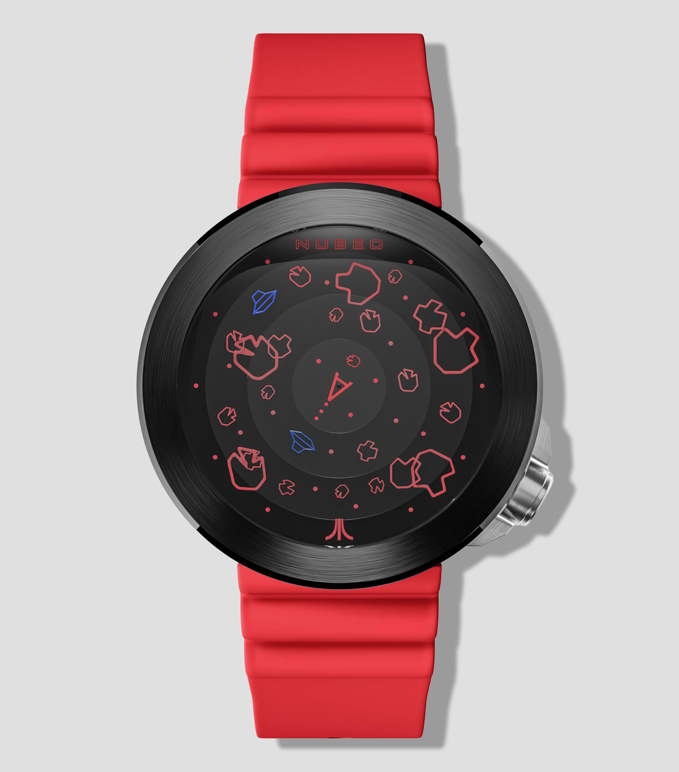 Reloj para Hombre Atari Asteroids Deportivo Negro
