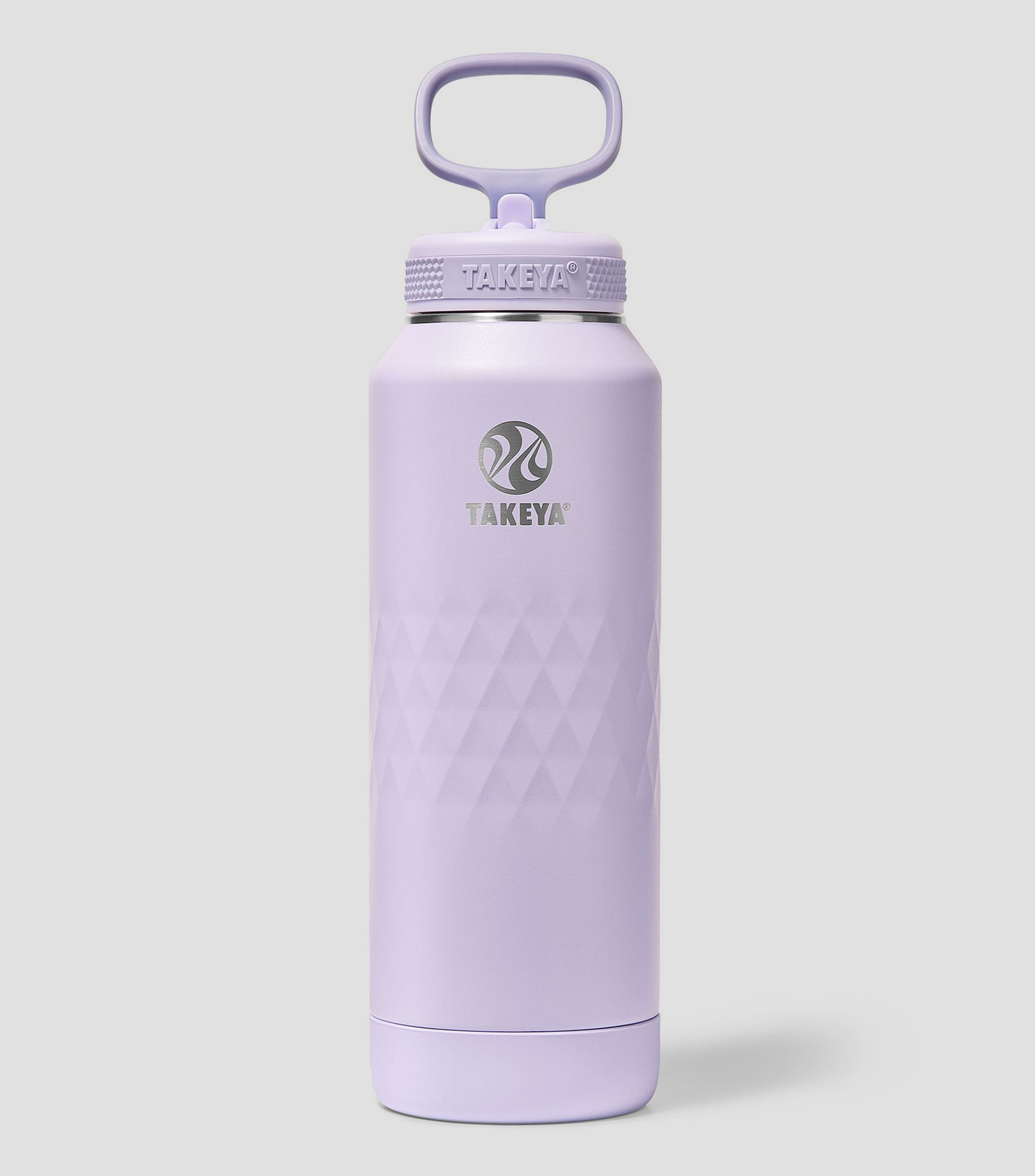 Botella Core con popote Lila