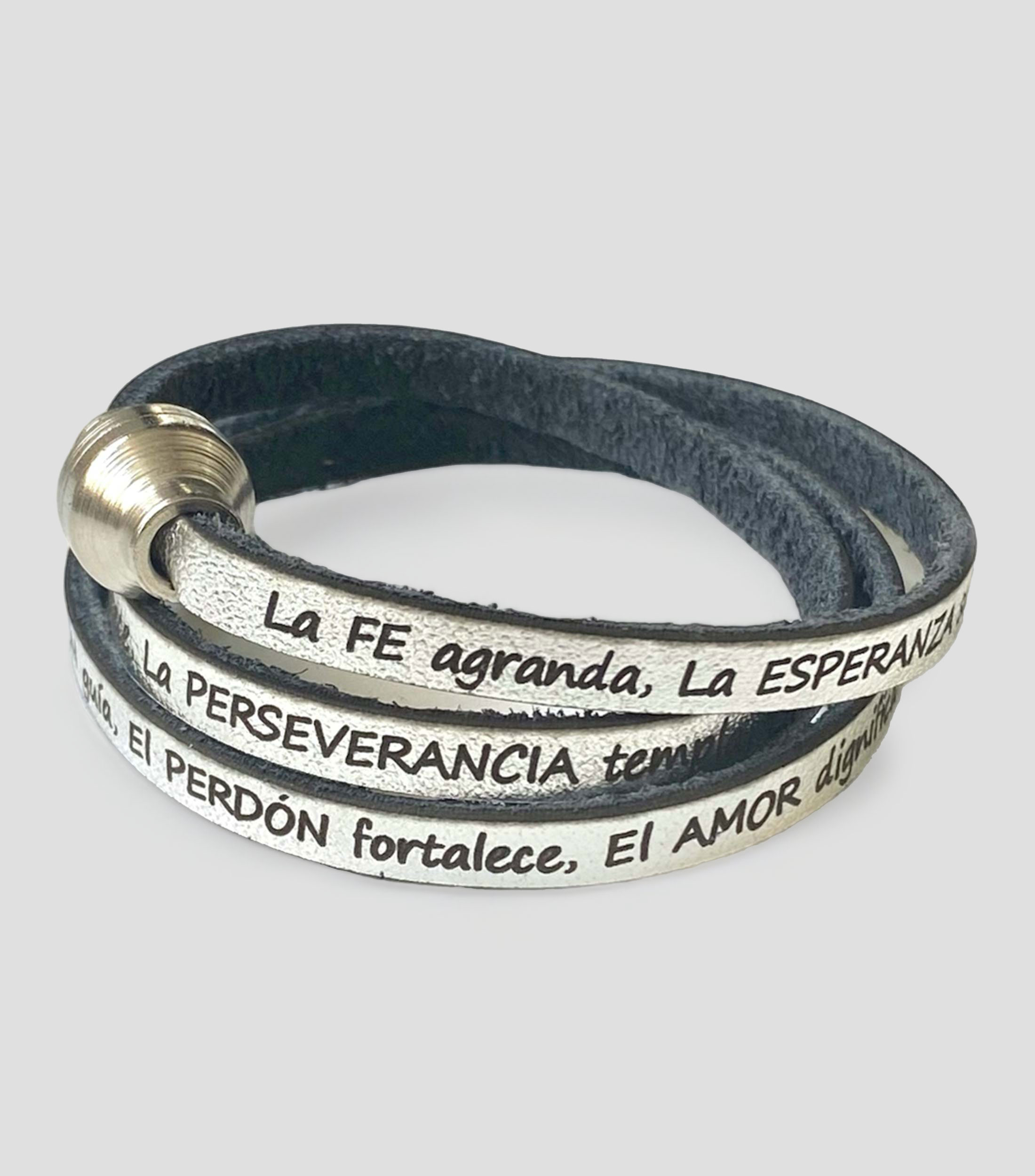 Pulsera con frase Mujer