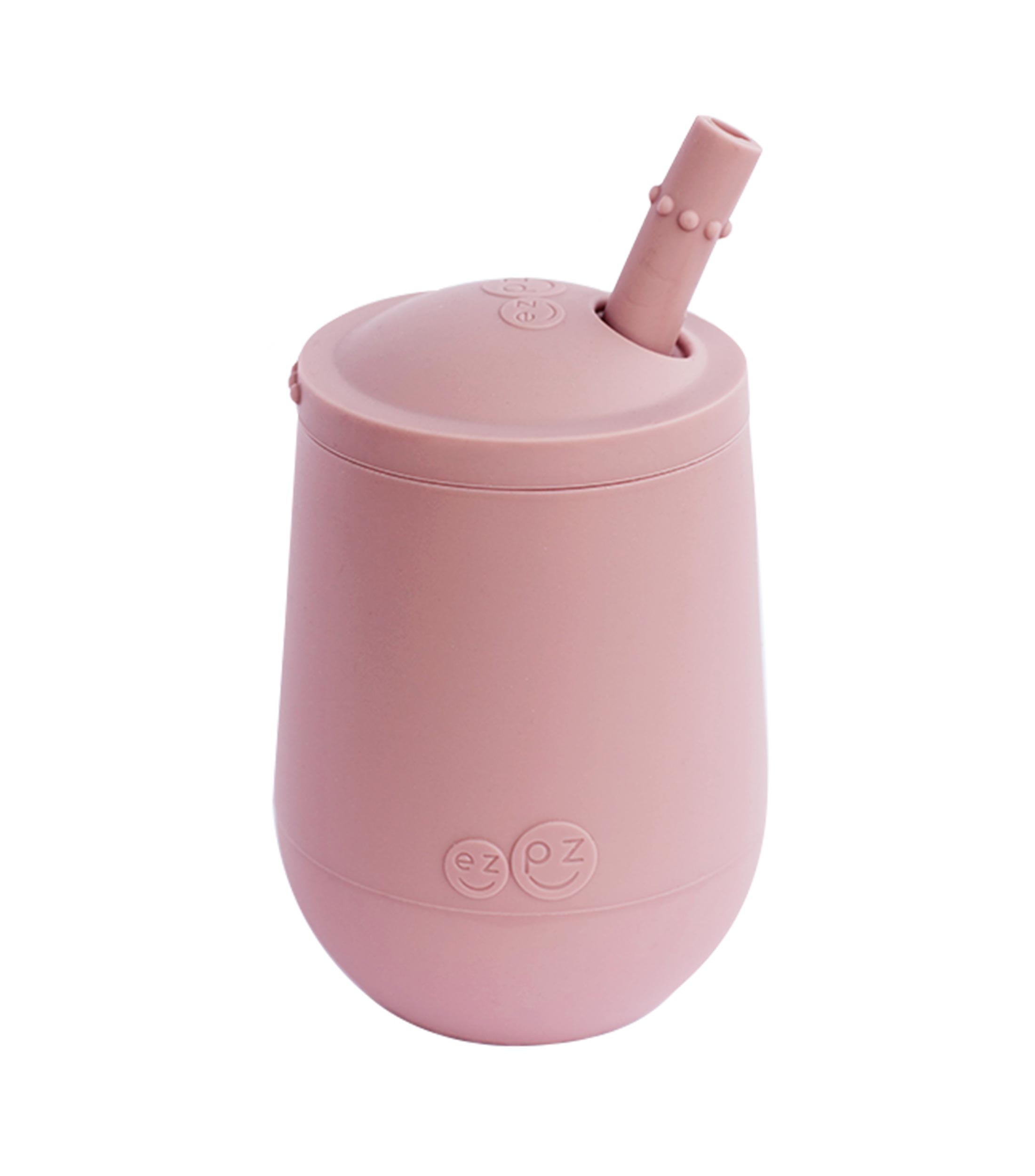 Mini Vaso con Popote Rosa