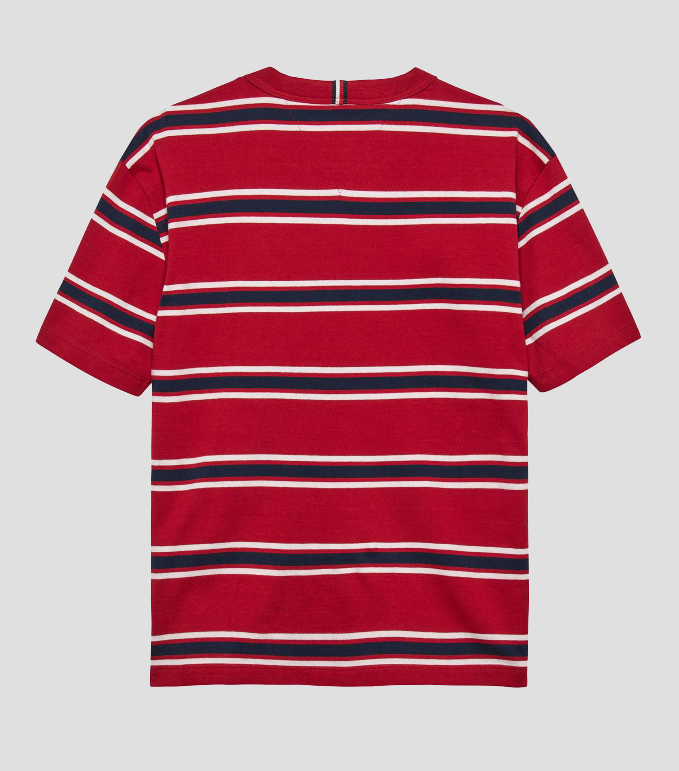 Playera de rayas con manga corta Niño