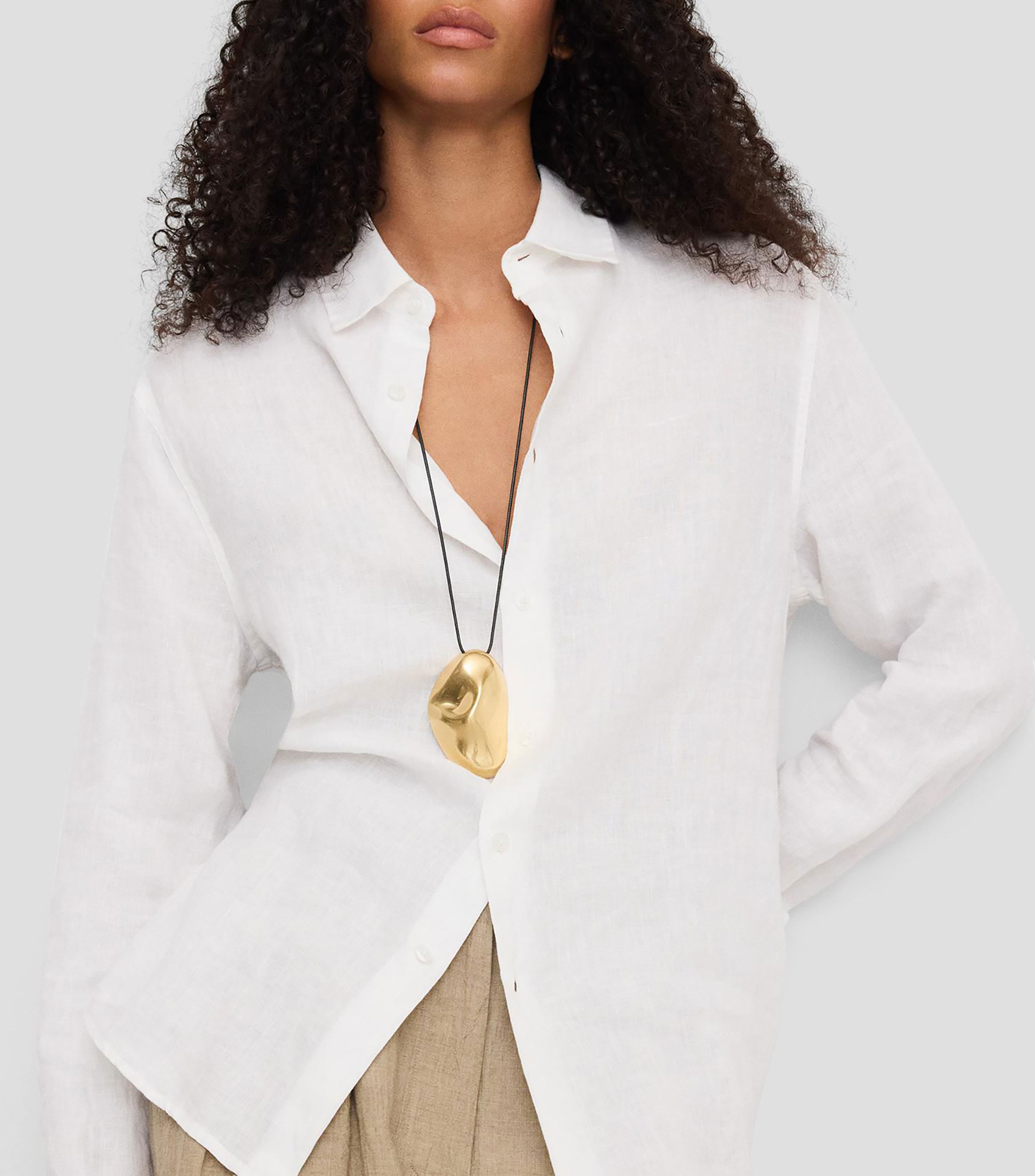 Collar con dije irregular Mujer