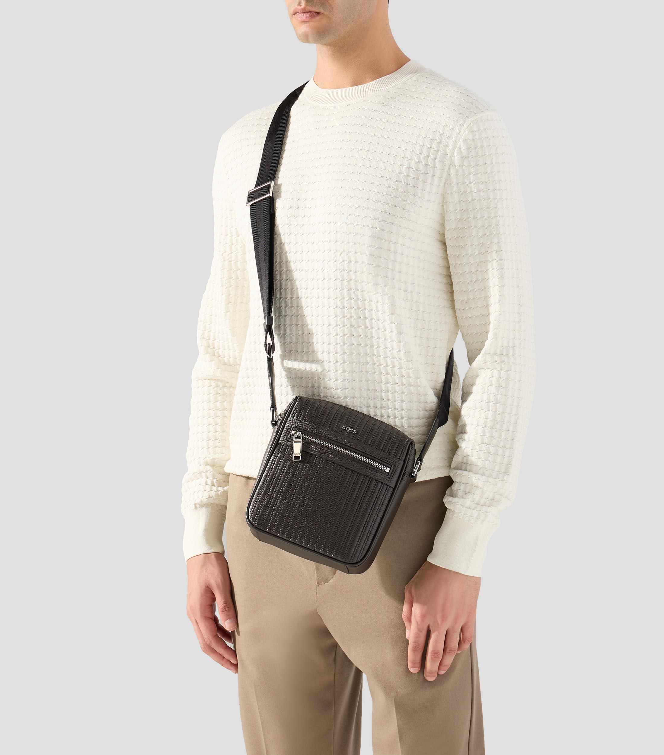Bolso Crossbody Daxter liso Hombre