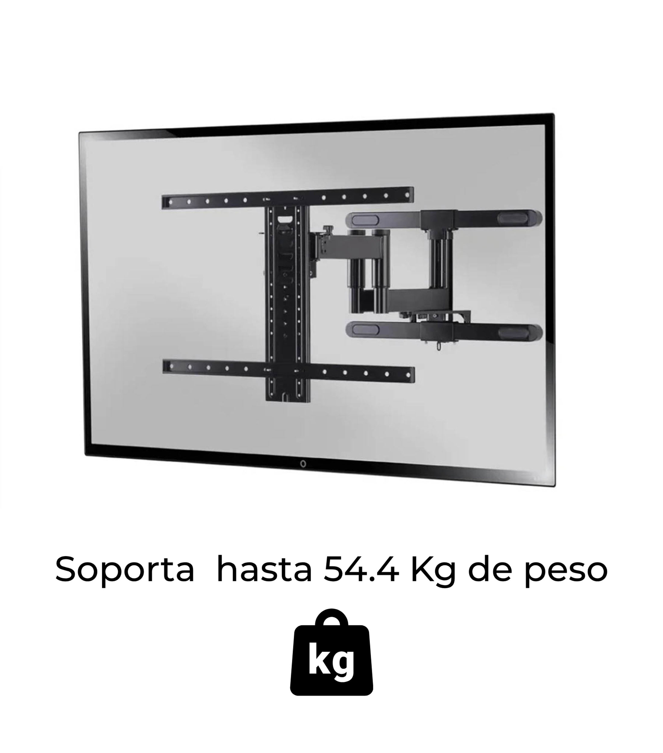 Soporte para pantalla articulado de 40 a 85