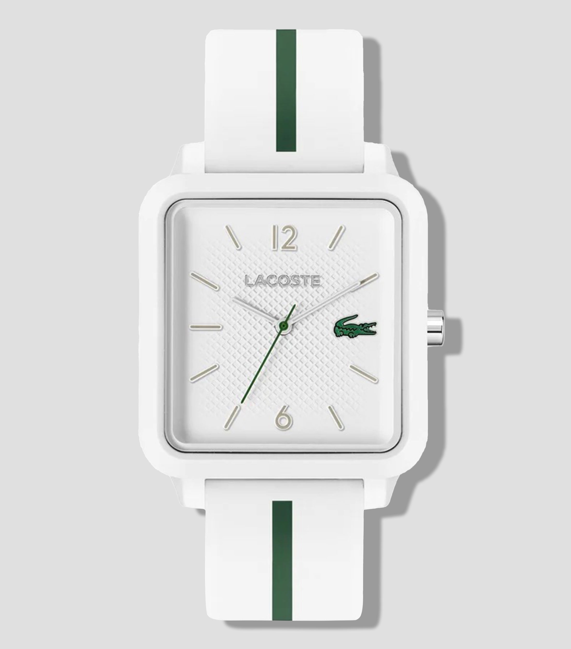 Lacoste Reloj para hombre Studio casual Blanco El