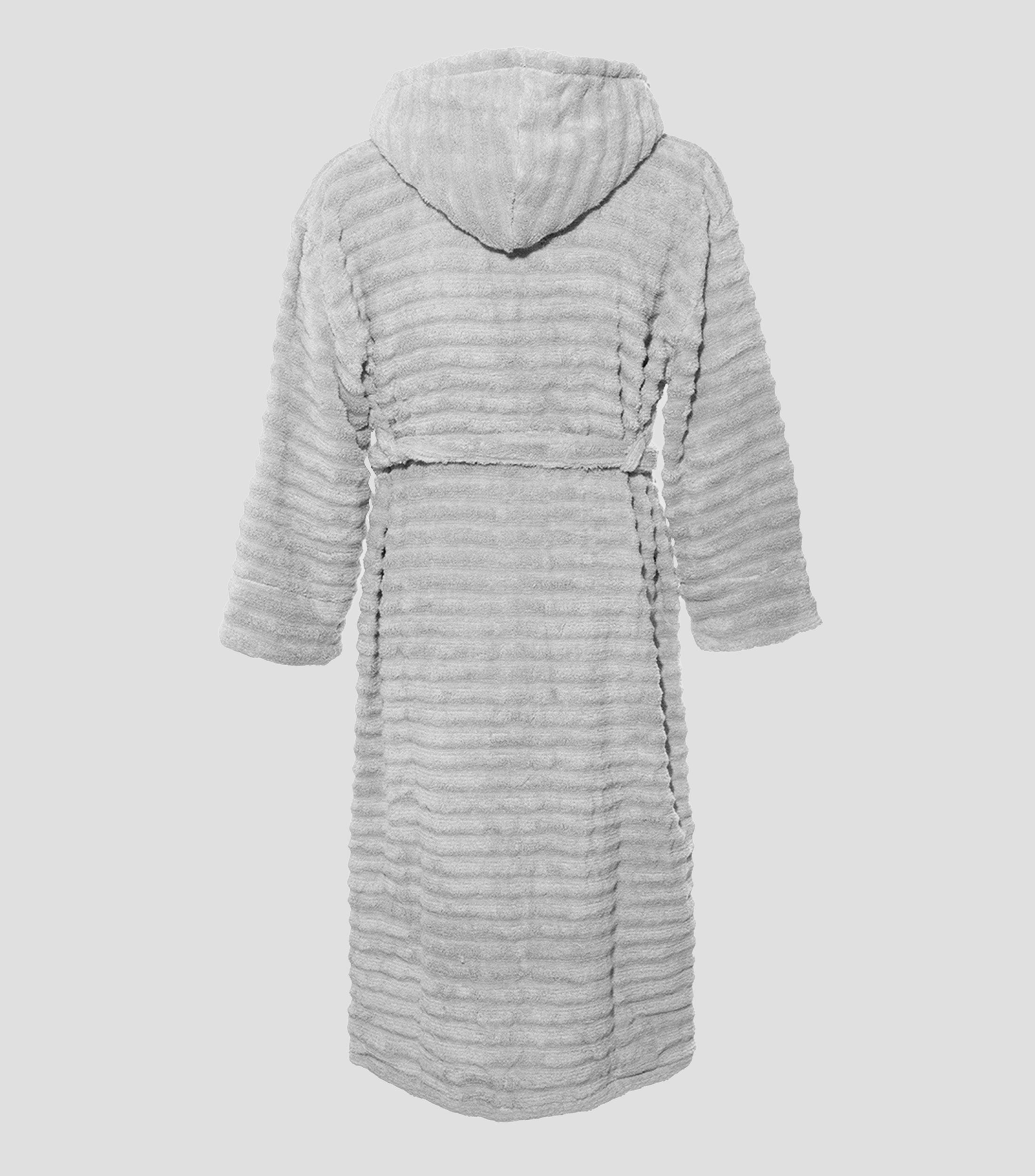 Bata de Baño Grande Gris Perla Unisex