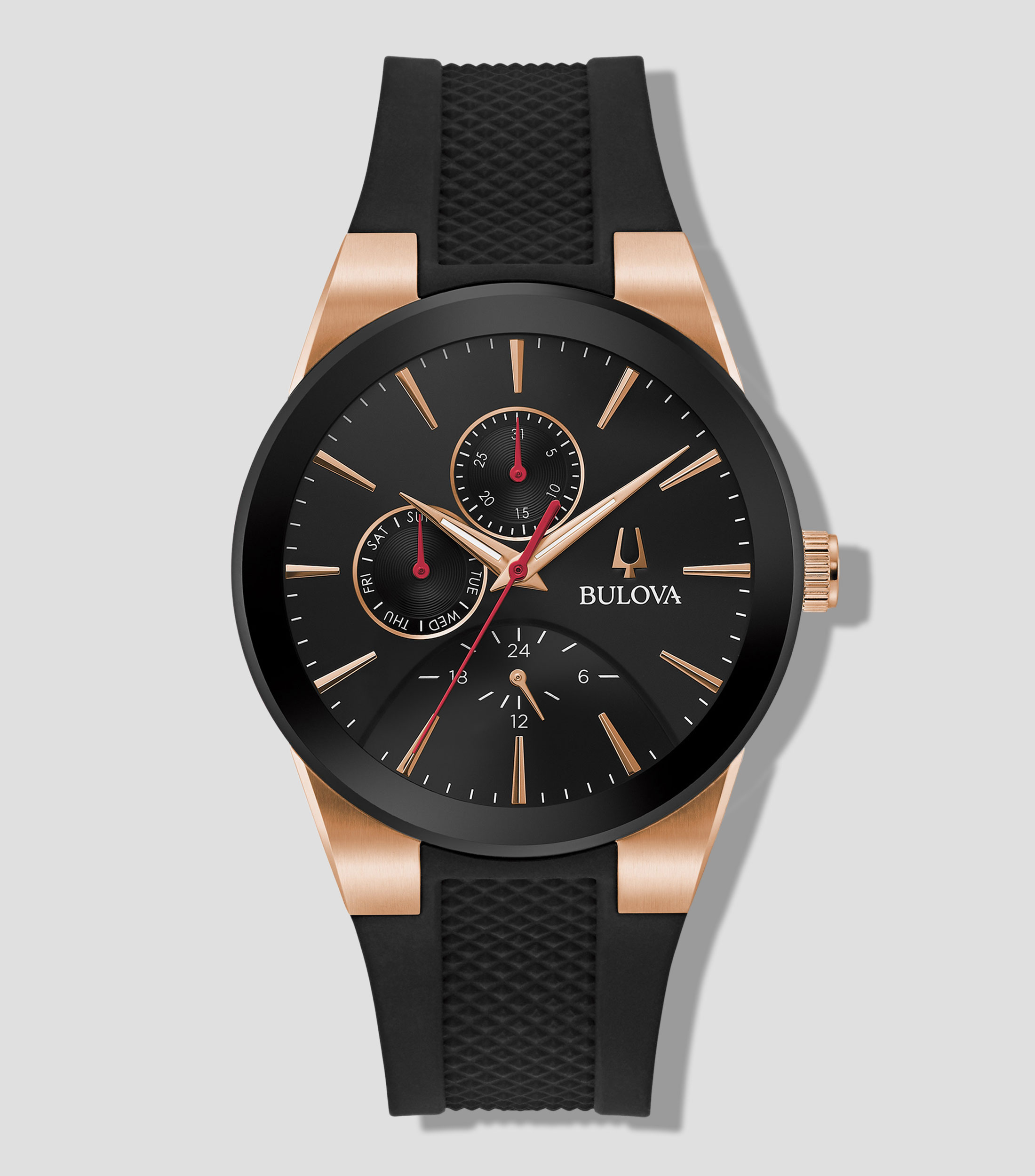 Reloj para Hombre Modern Casual, Rosa, Negro