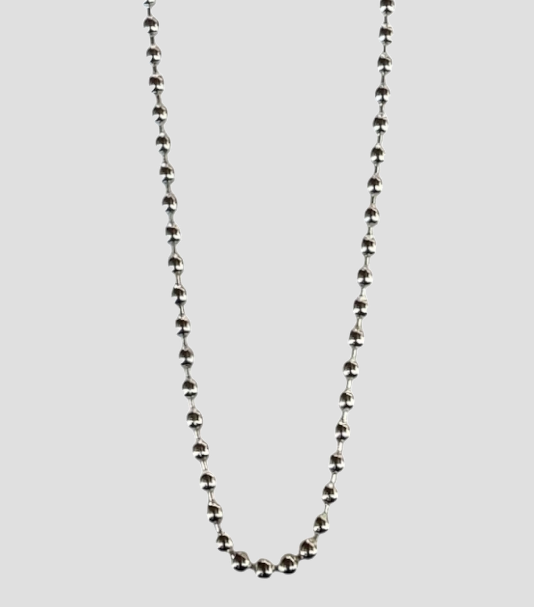 Cadena en plata .925 Ball Chain Pulida Unisex