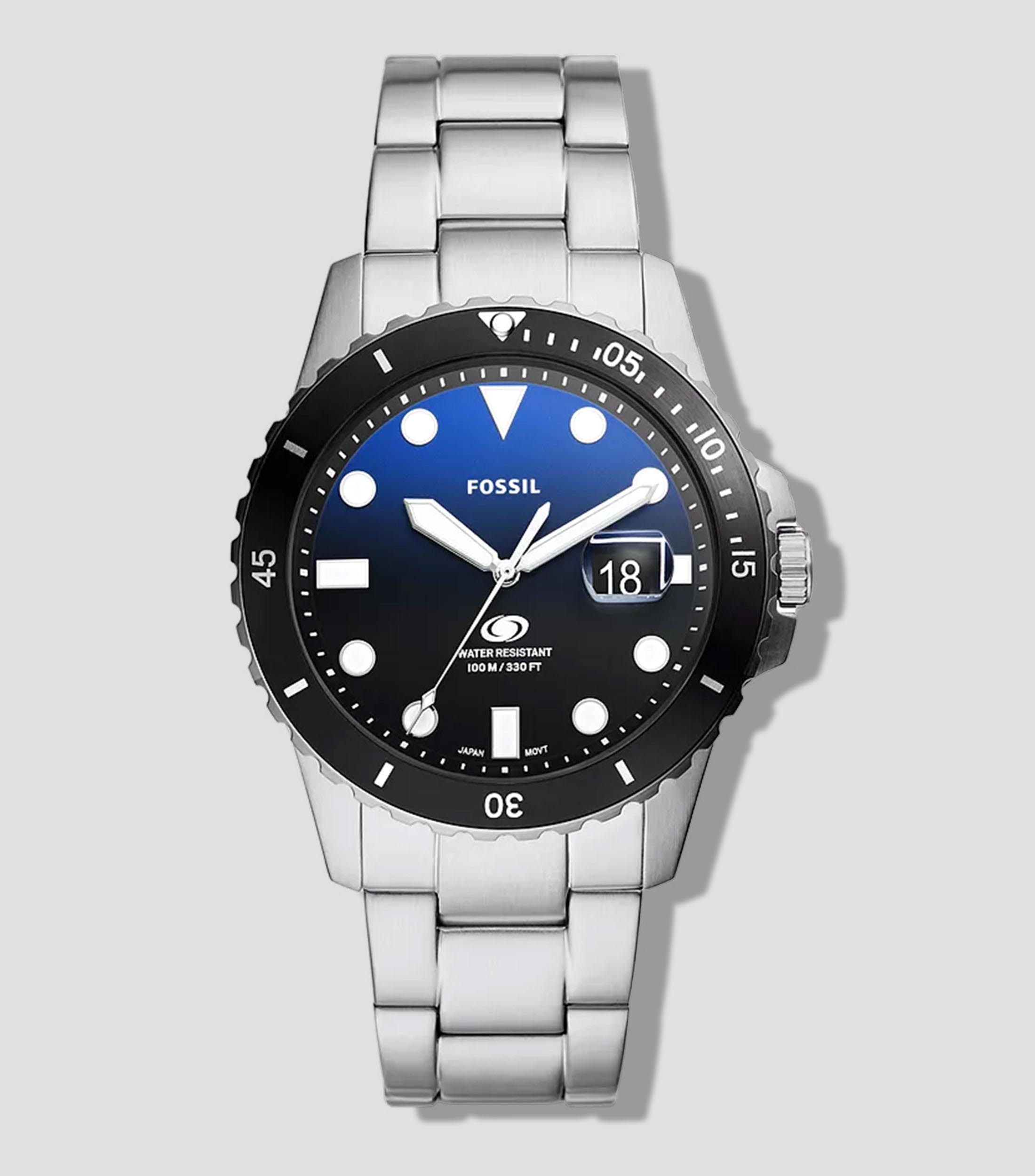 Reloj para Hombre Blue Dive Casual Plateado, Negro