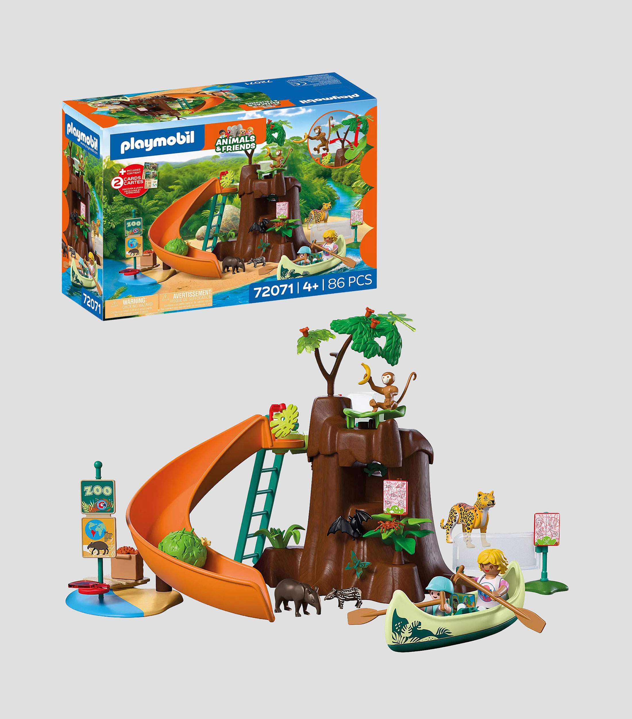 Playset Zoo: Aventura en la jungla