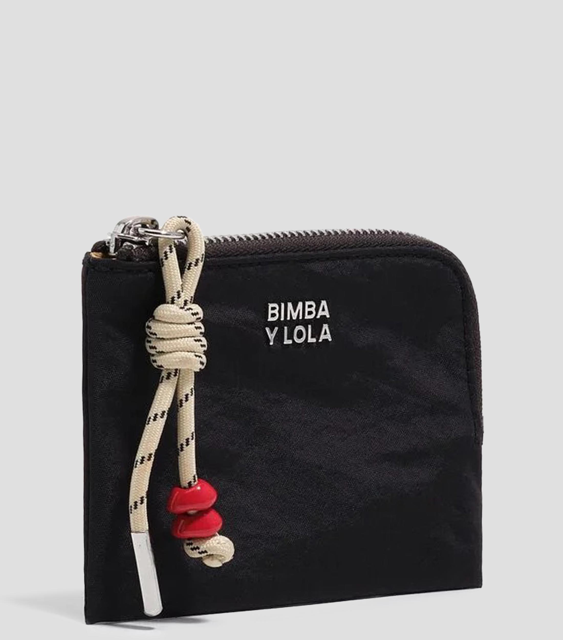 Monedero nylon grafito Mujer