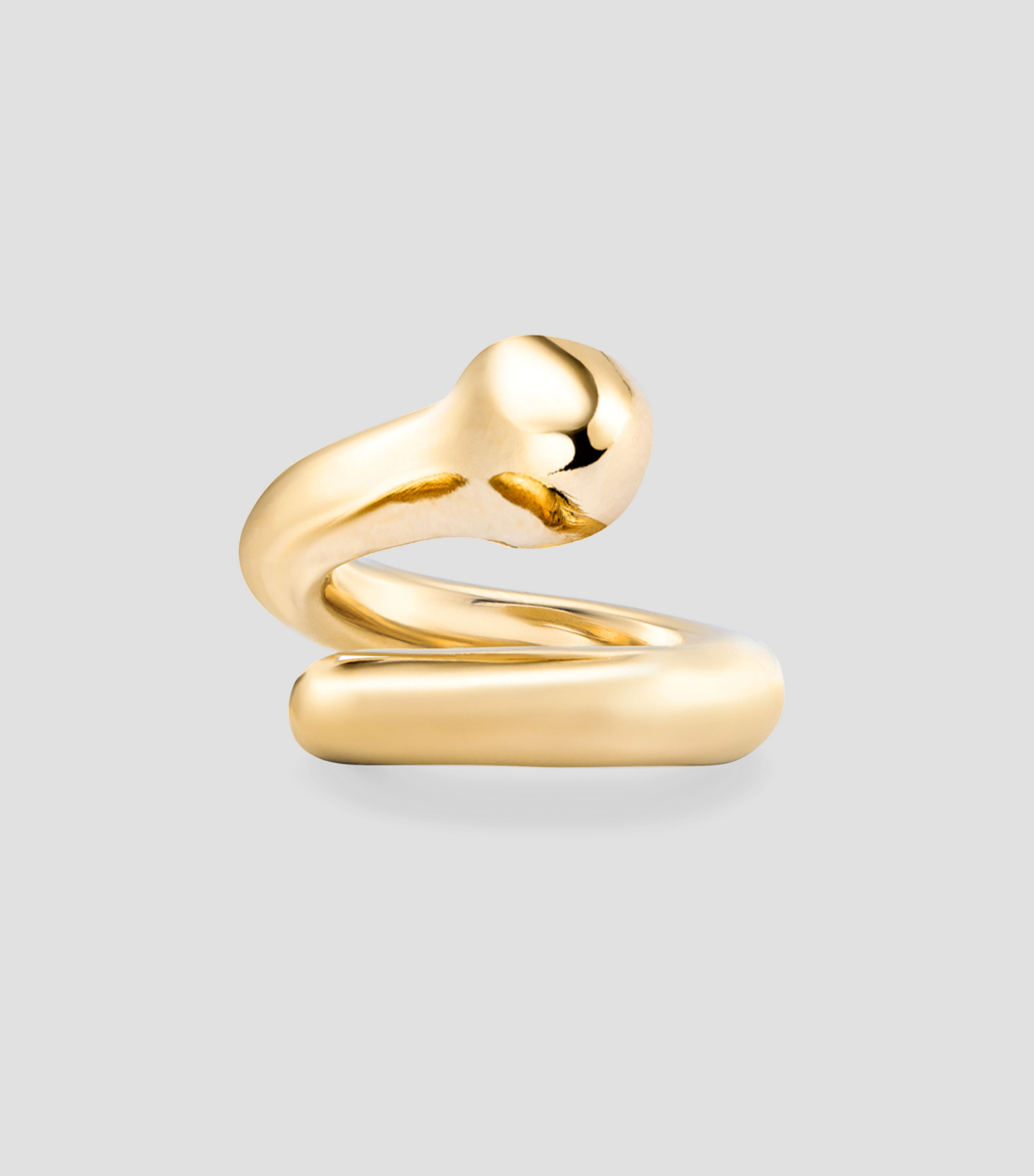 Anillo en baño de oro de 18 Kilates Comeback Mujer