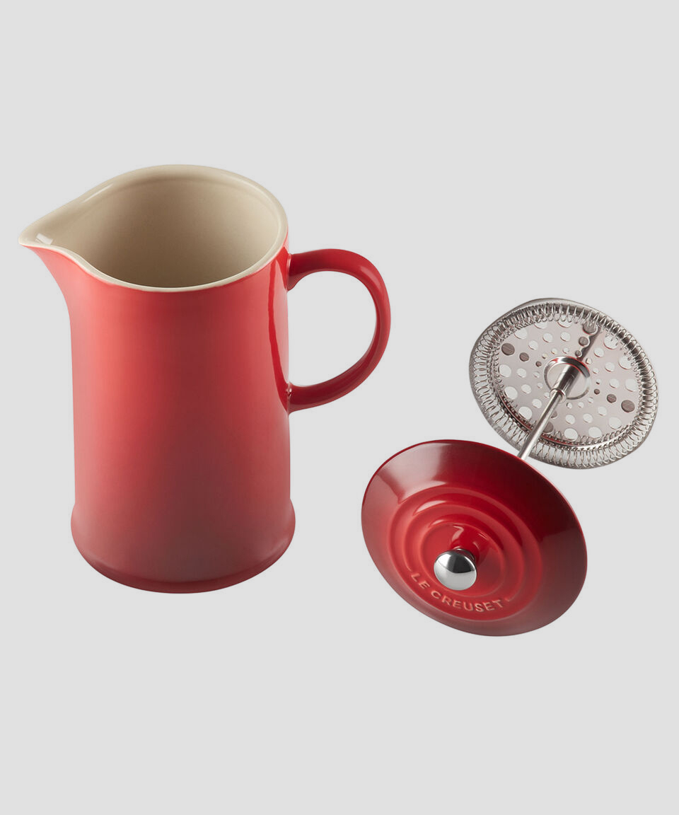 Cafetera Prensa Francesa rojo cerise