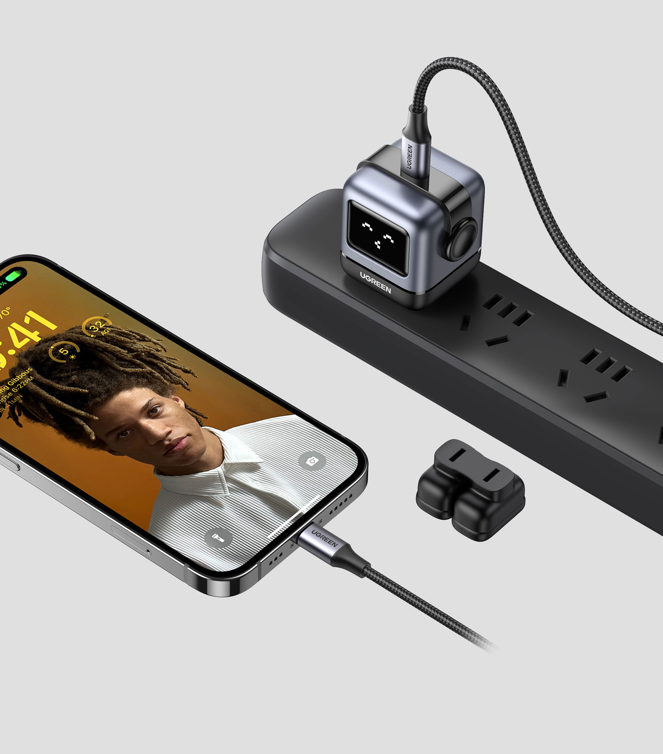 Cargador Robot de pared tipo C de 30W