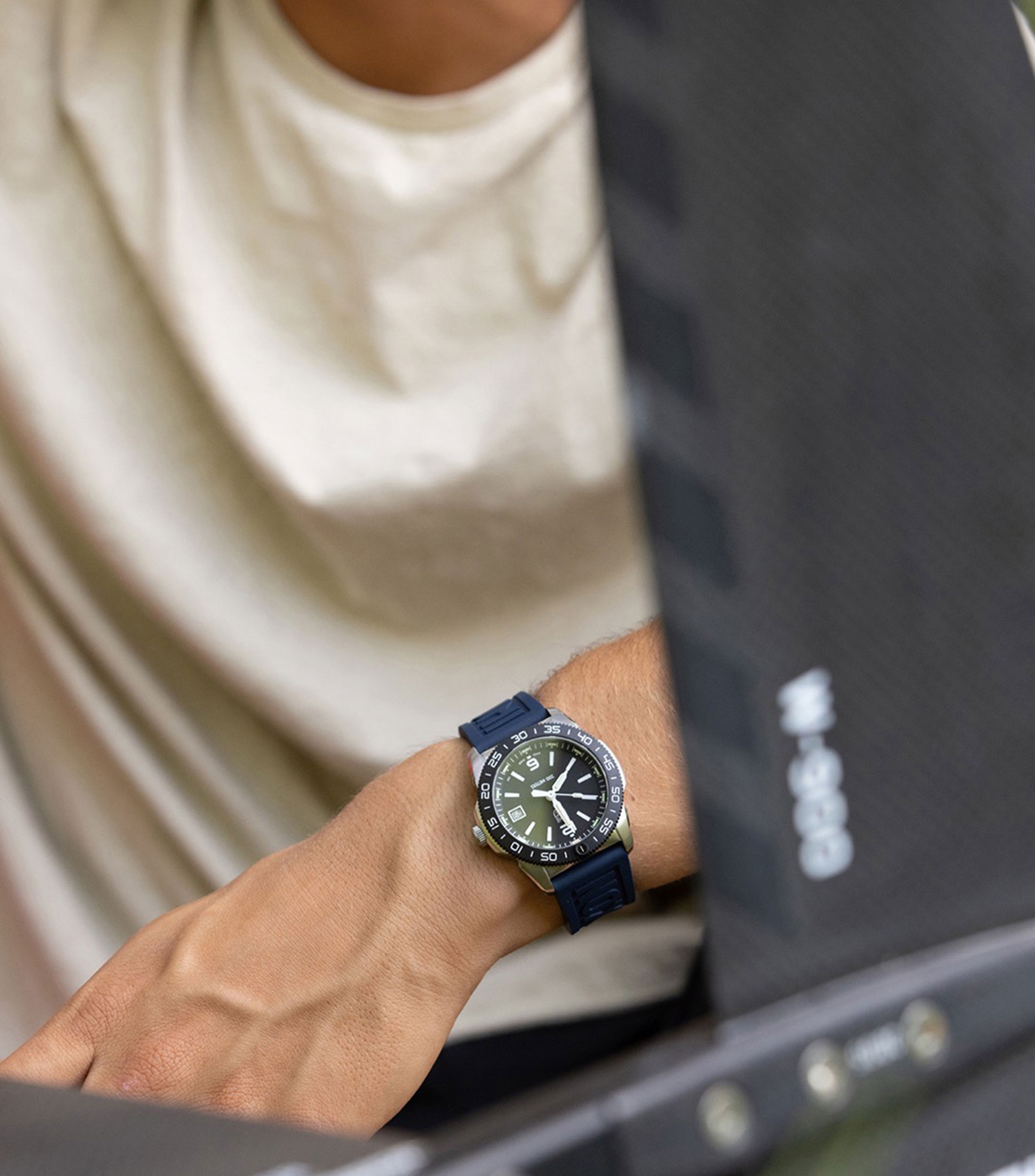 Reloj para Hombre Pacific Diver Chronograph Deportivo, Plateado