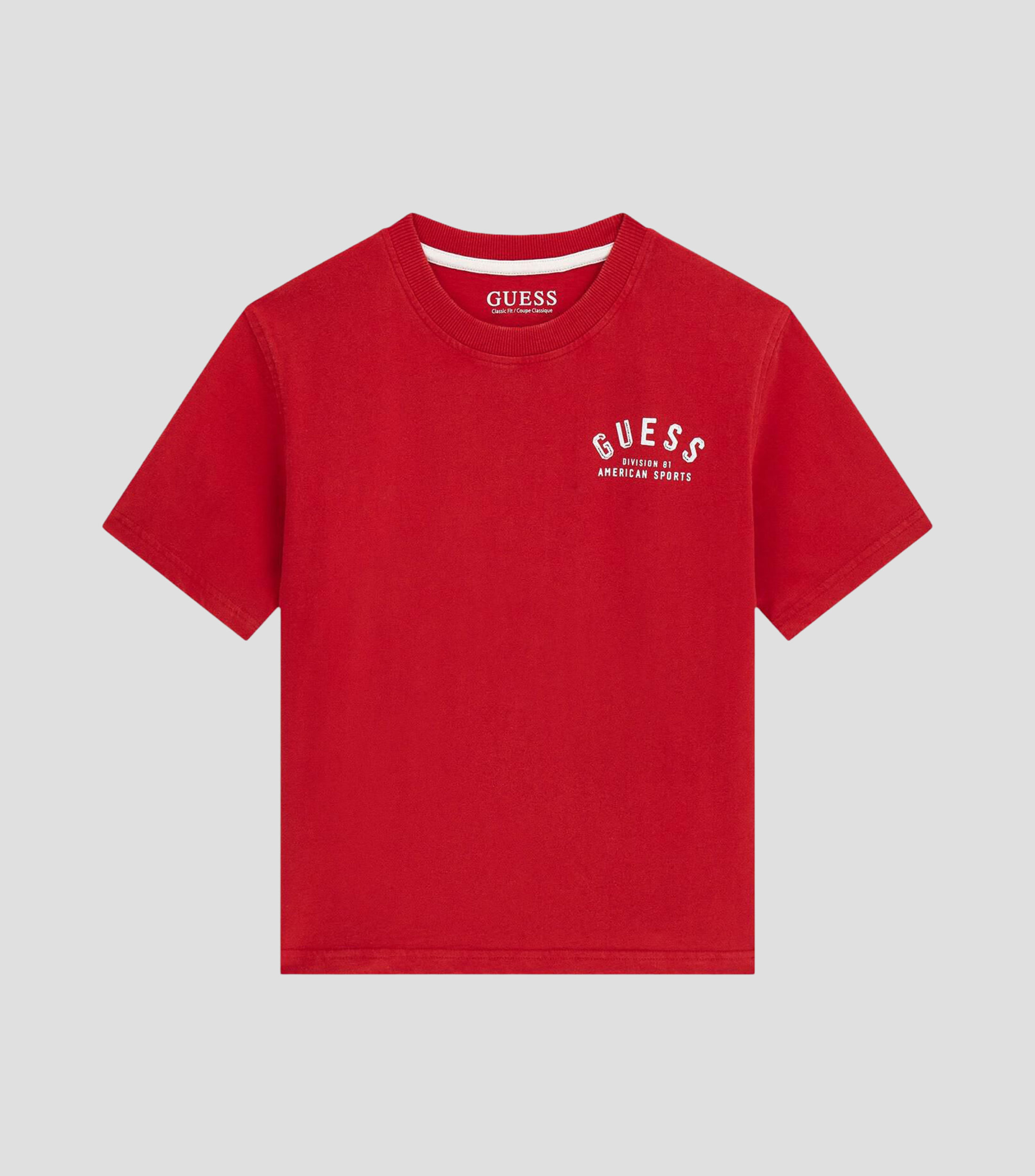 Playera cuello redondo manga corta con estampado Niño