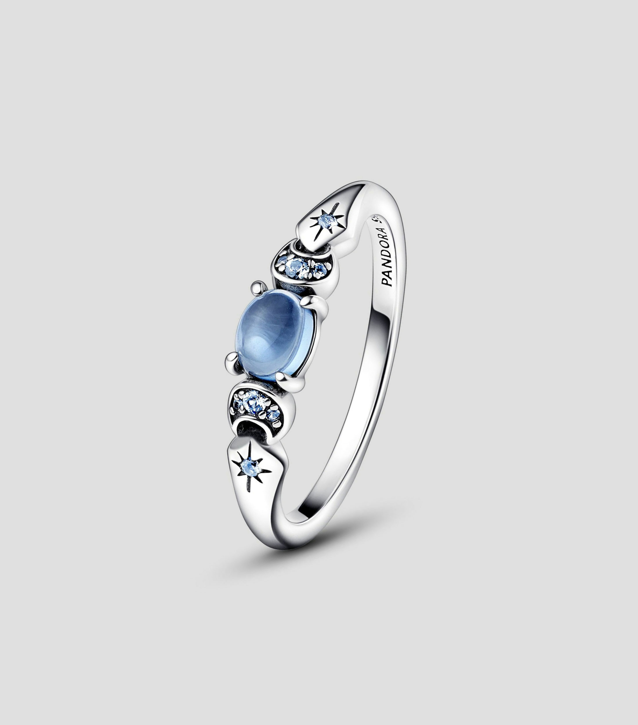 Anillo Princesa Jazmin en plata .925 con cristales Mujer