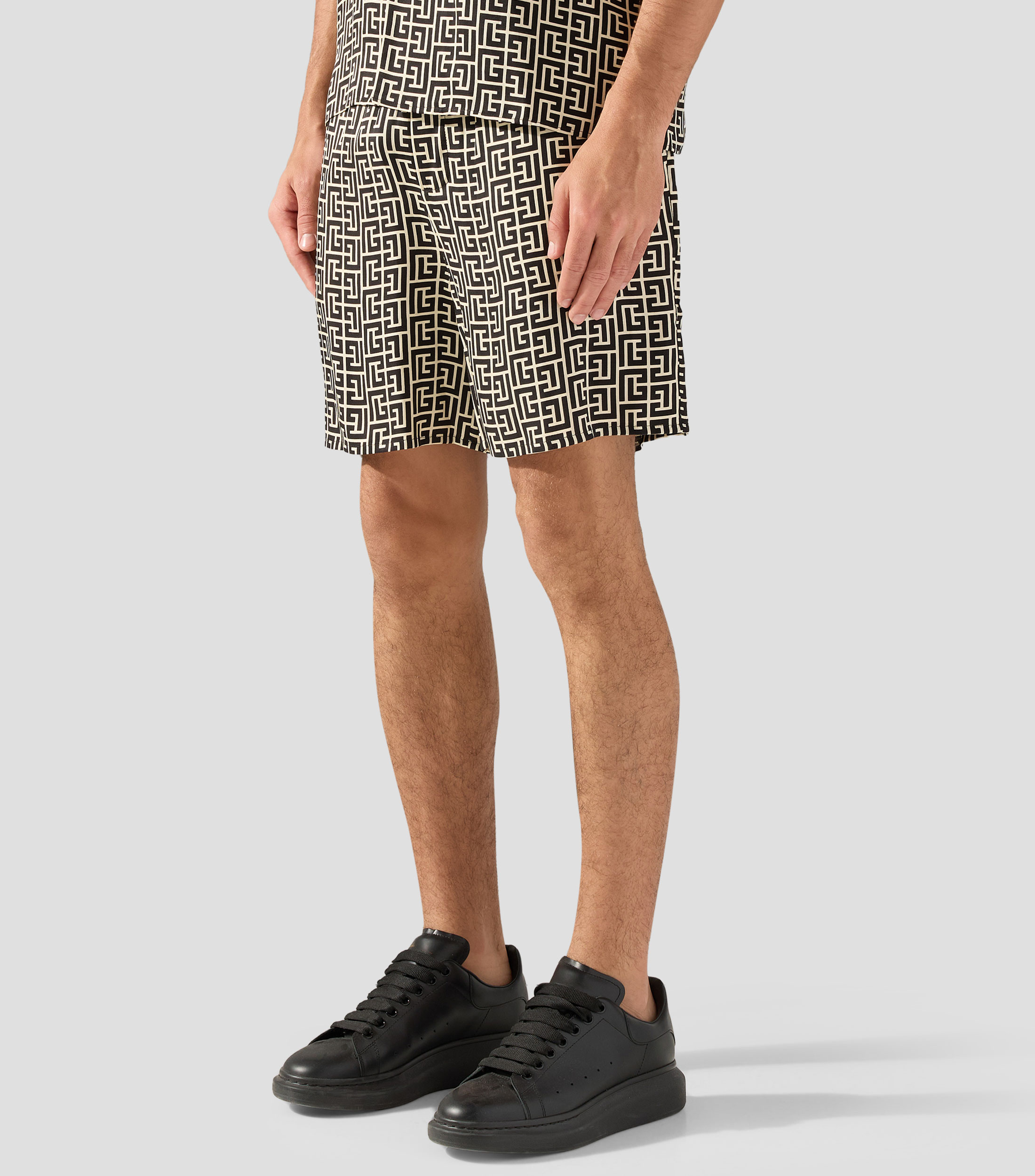 Traje de baño largo estampado Hombre