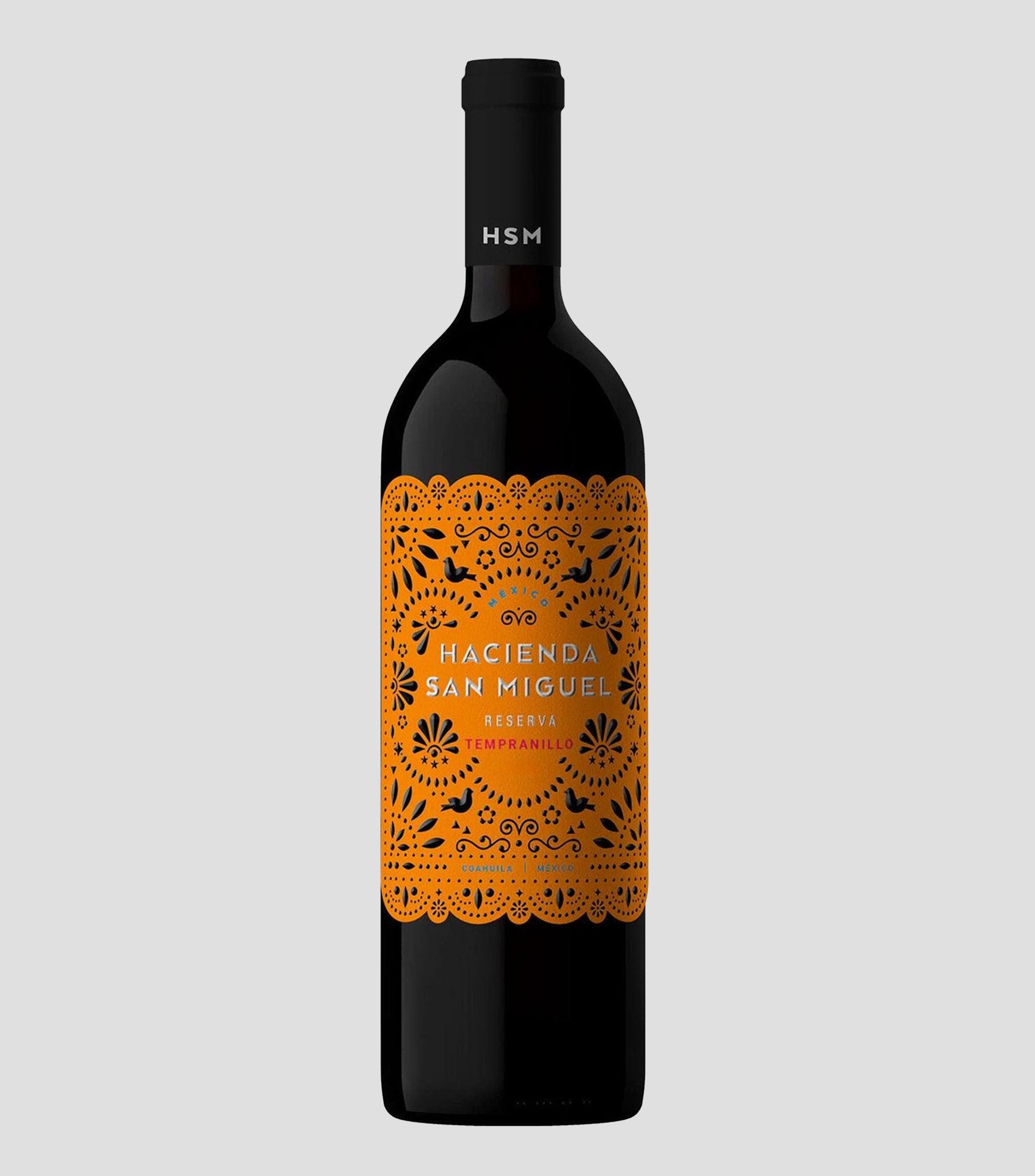 Vino tinto tempranillo Hacienda San Miguel Reserva, México, 750 ml