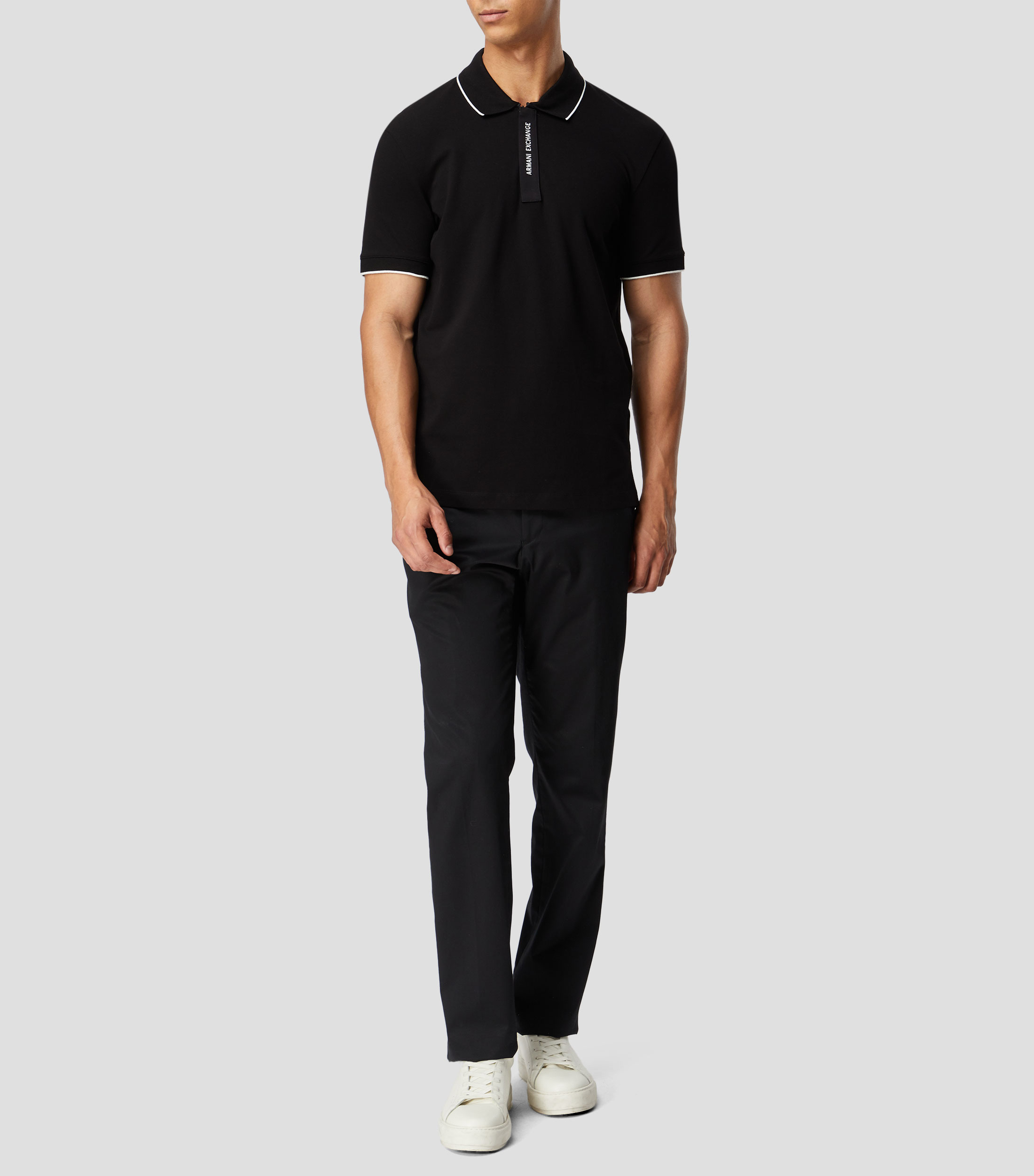 Playera tipo polo con manga corta Hombre