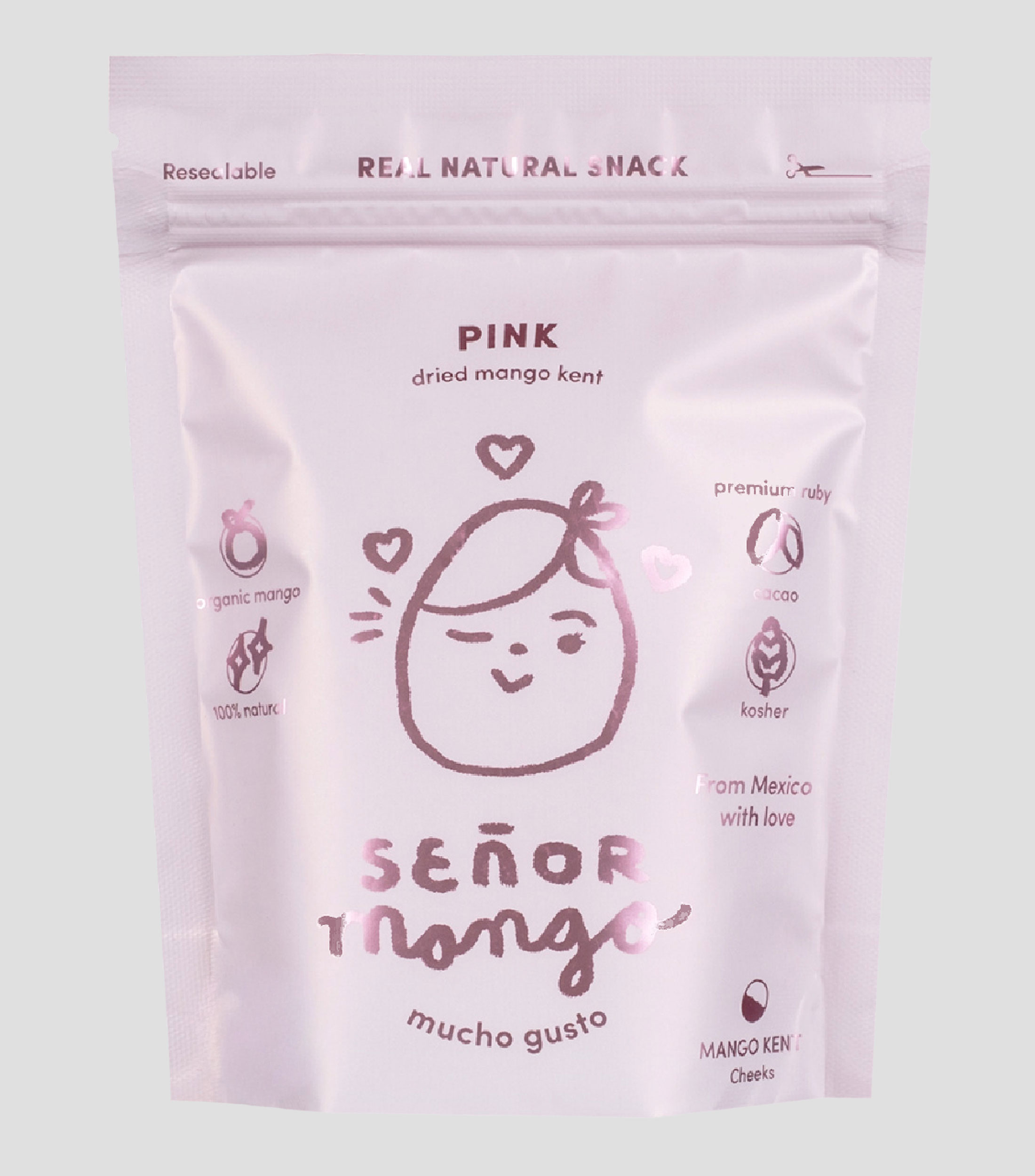 Snack Señor Mango Pink Kent, 60 g