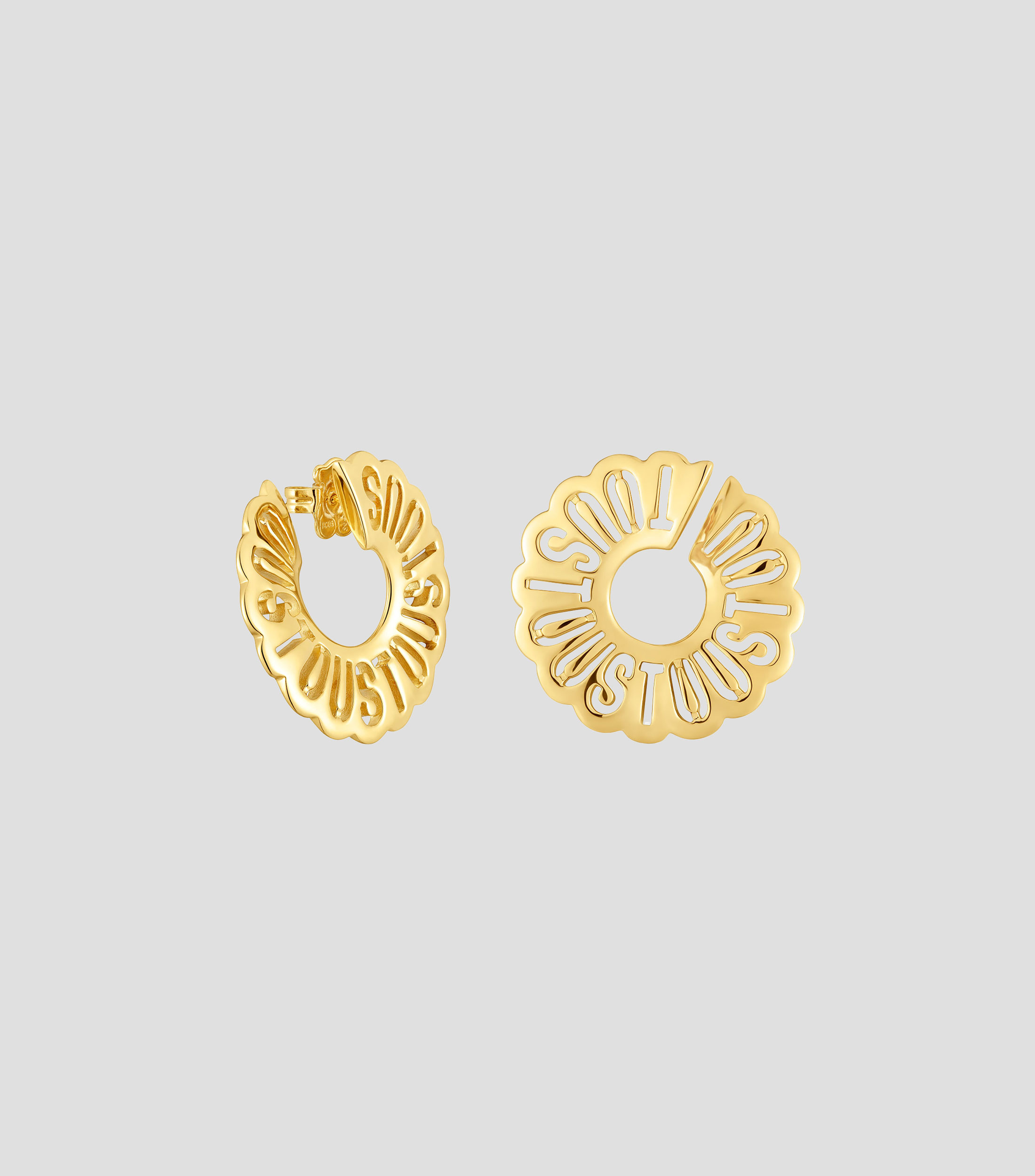 Aretes en Plata Aro Miranda Mujer
