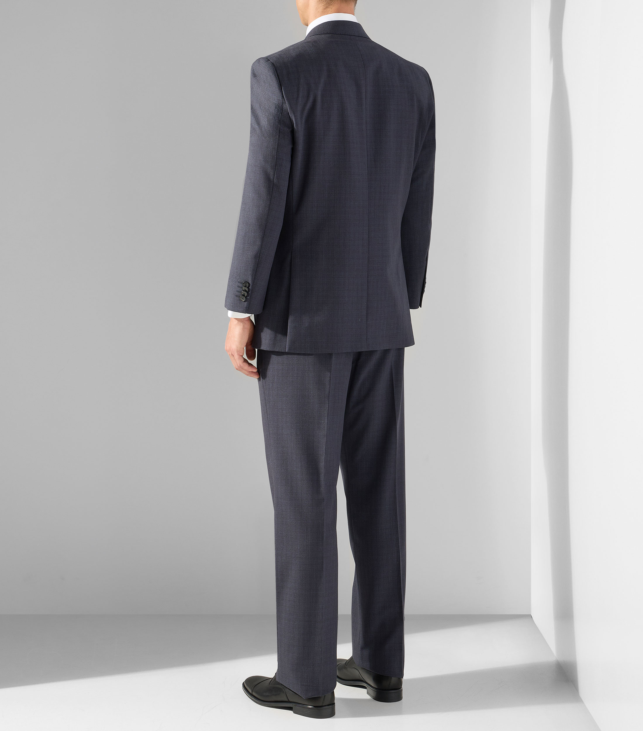 Traje 3 piezas corte regular con rayas Hombre