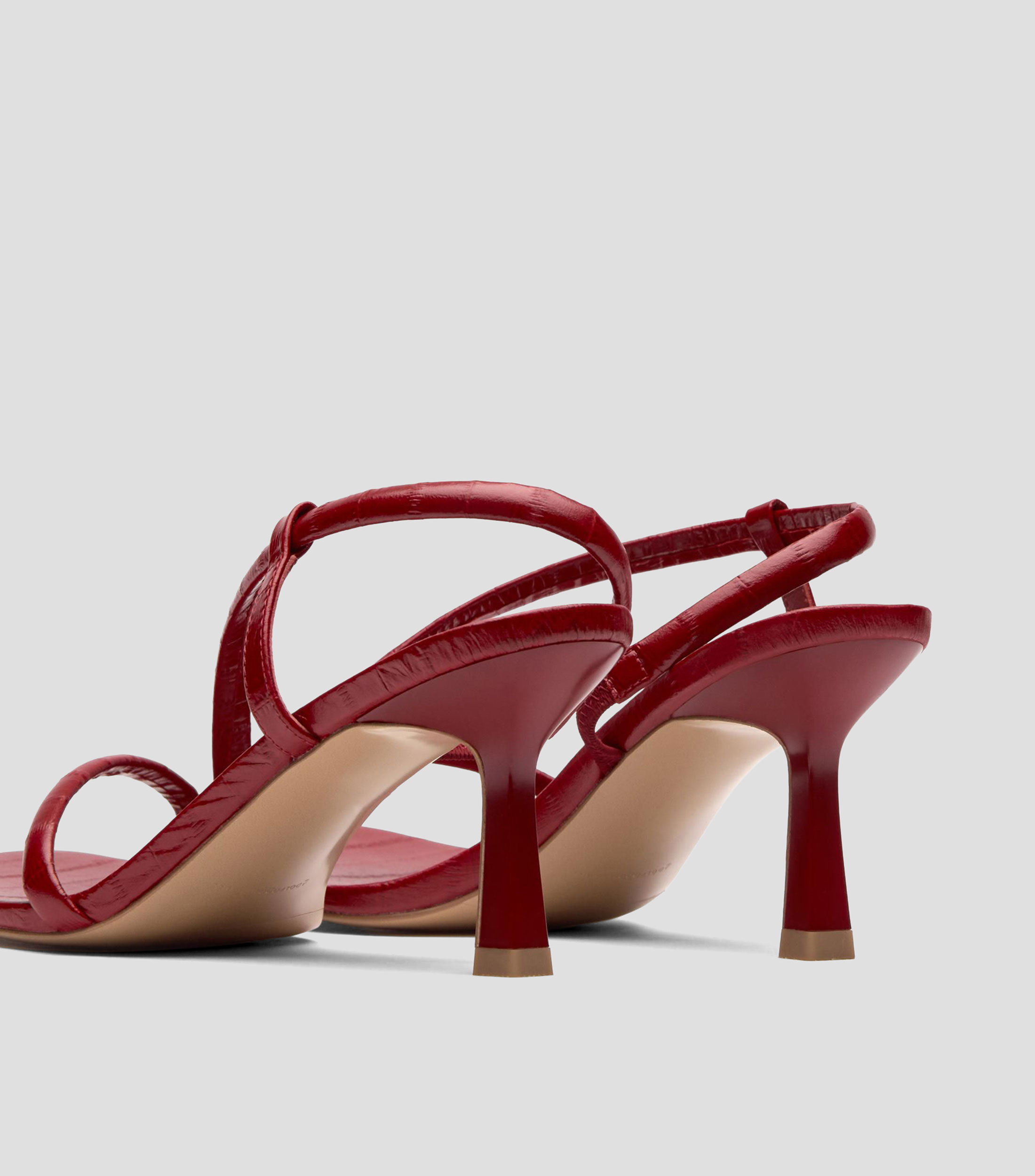 Zapatillas con tacón alto de aguja Mujer