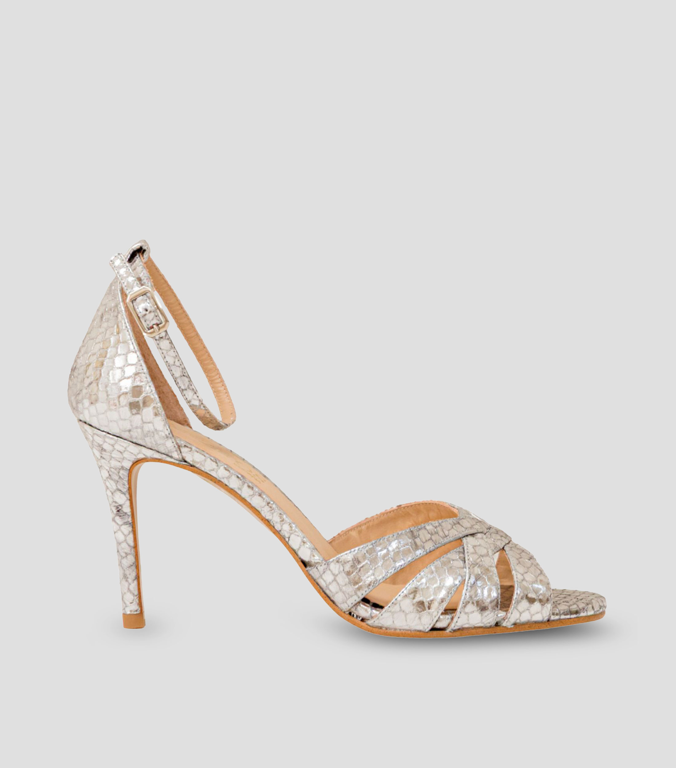 Sandalias de tacón alto delgado Mujer