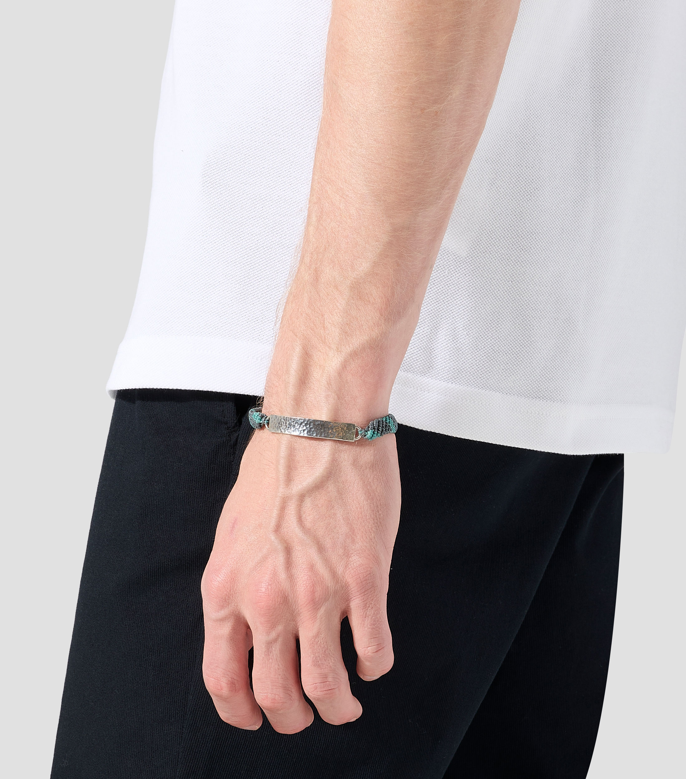 Pulsera en plata .925 placa Unisex