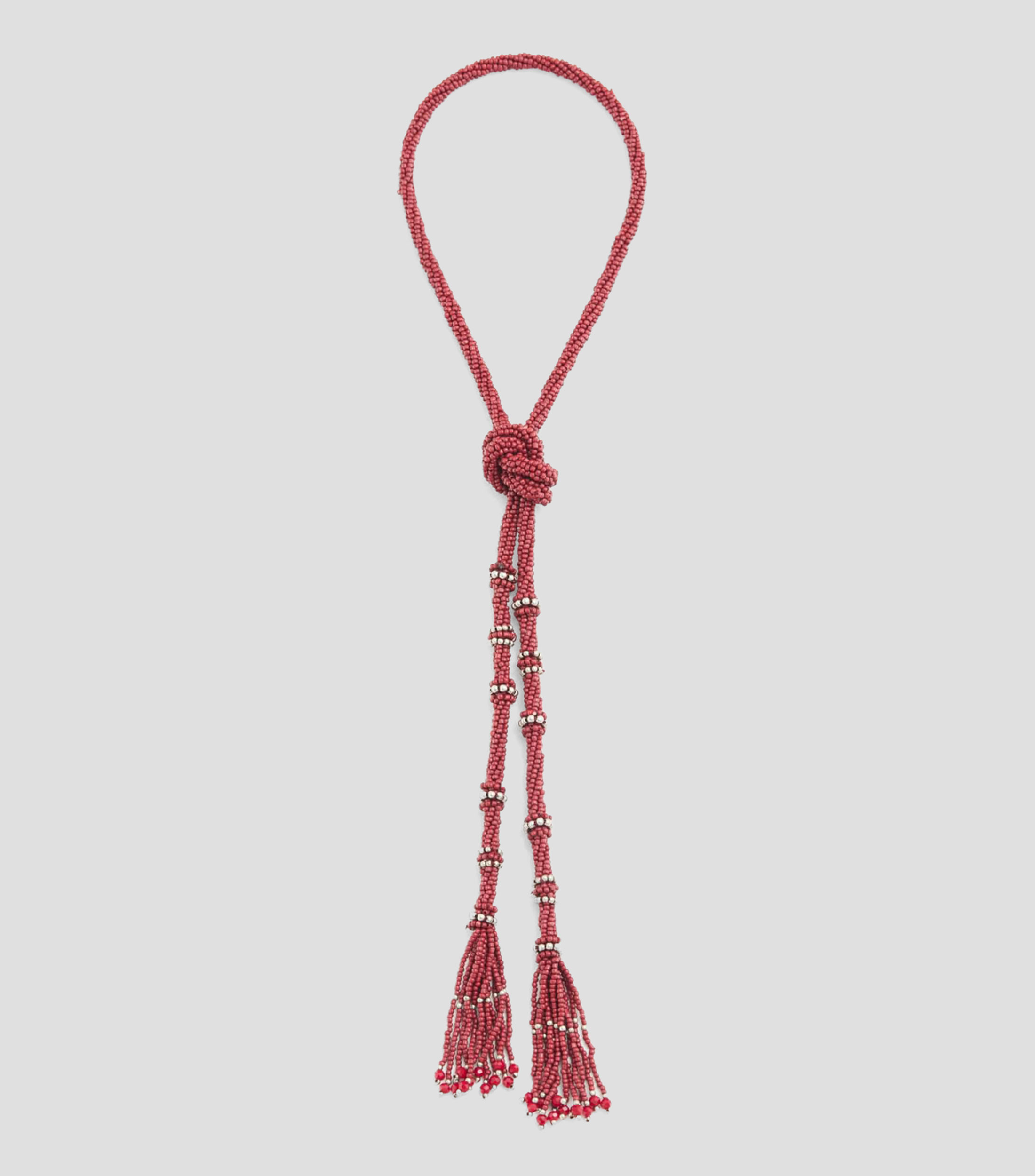 Collar con borlas Mujer