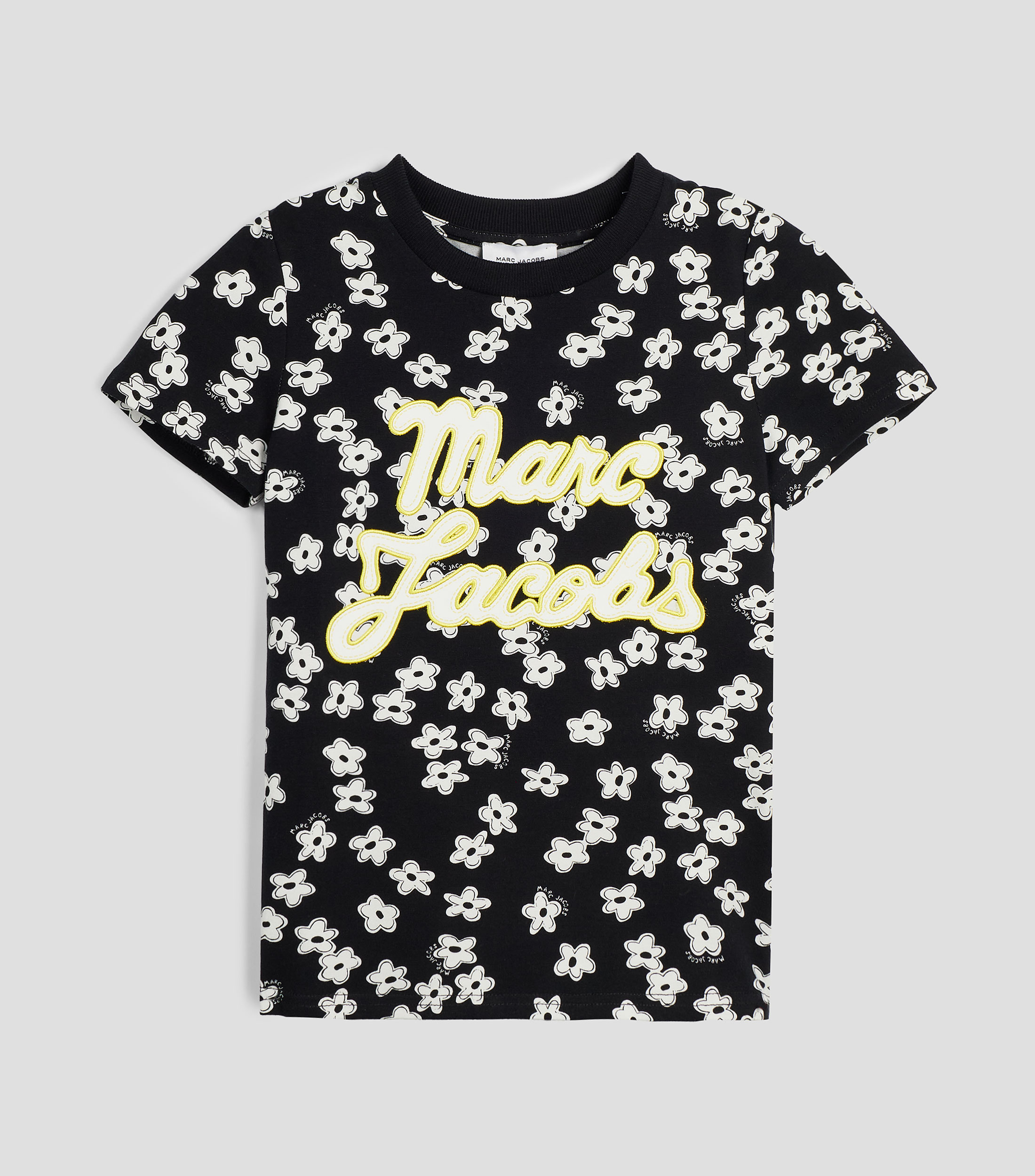 Playera cuello redondo manga corta con estampado Niña