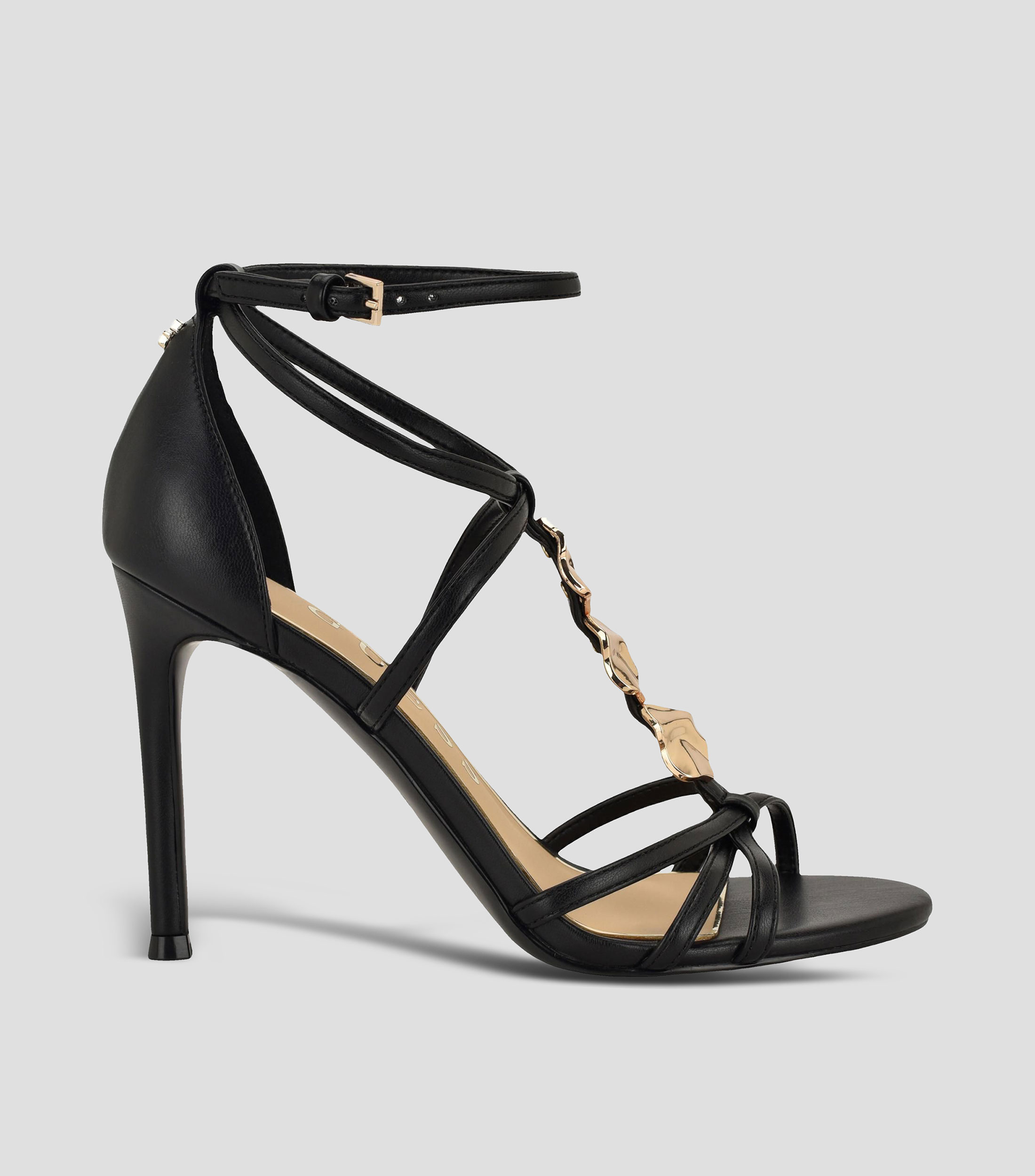Sandalias con tacón alto delgado Mujer