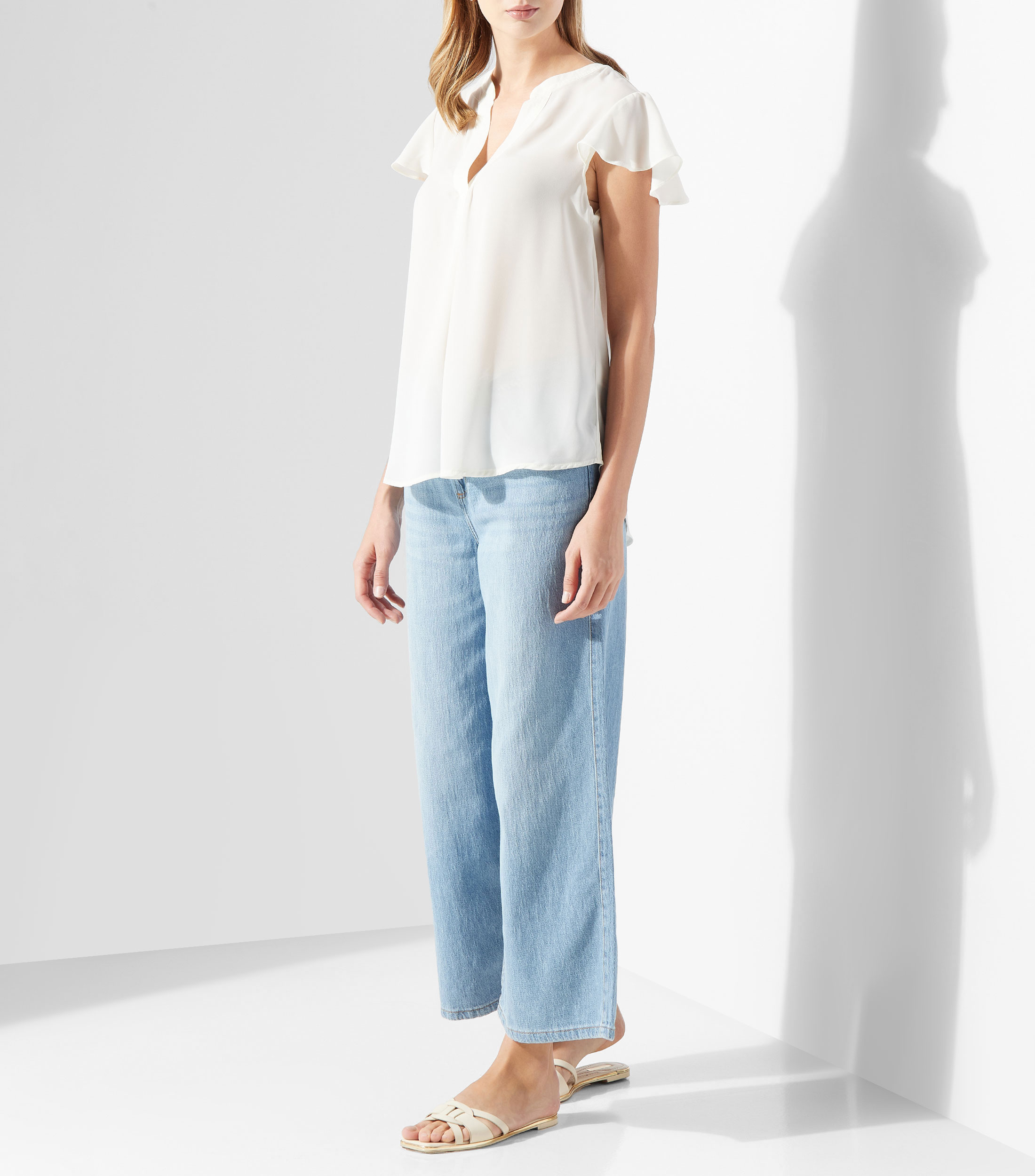 Blusa manga corta Mujer
