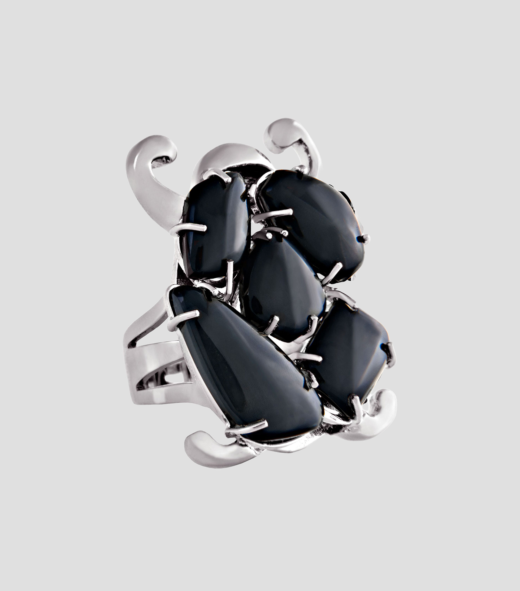 Anillo en plata .925 Honor Onix Mujer