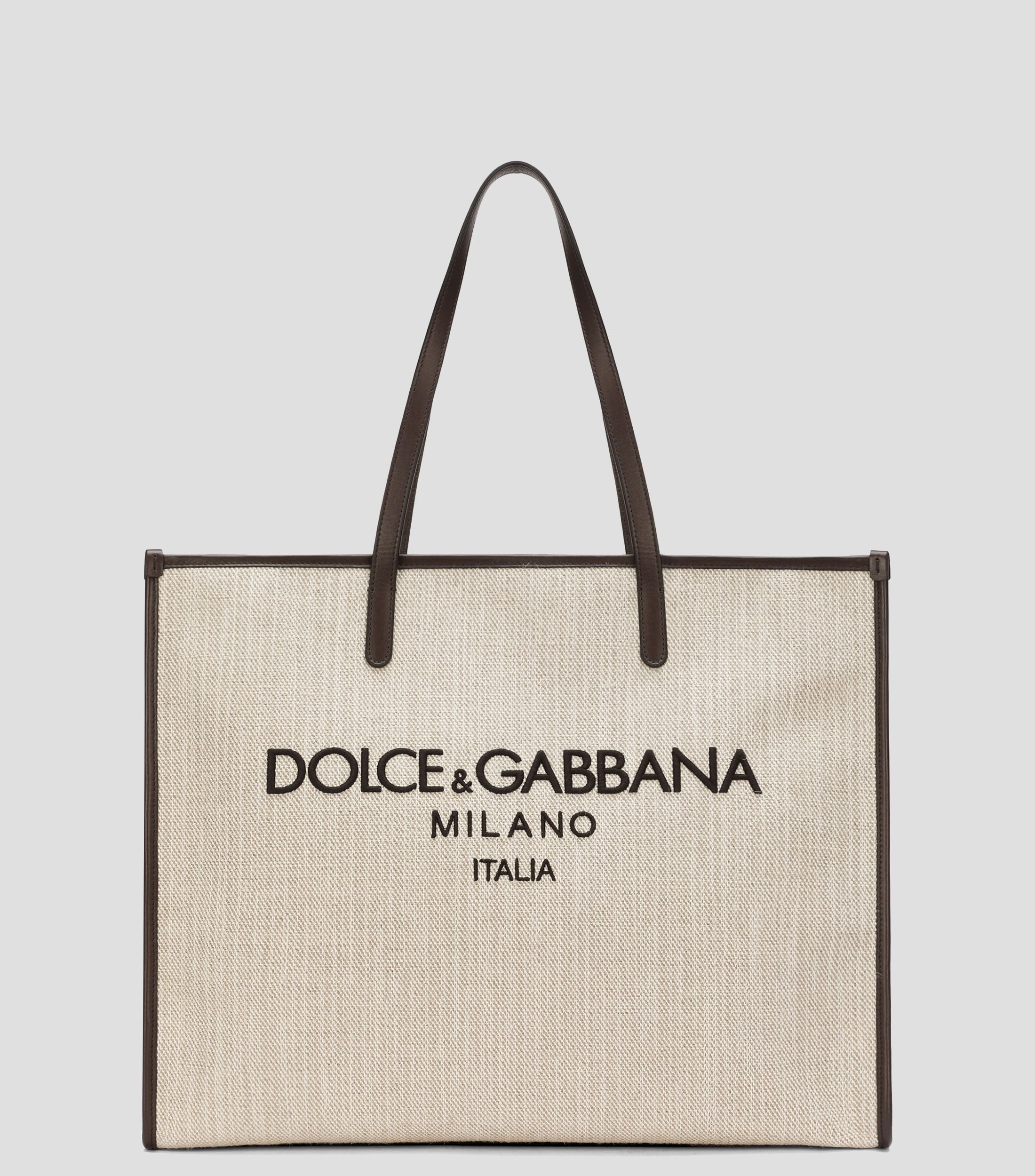 Bolso grande tote con tipografía Hombre