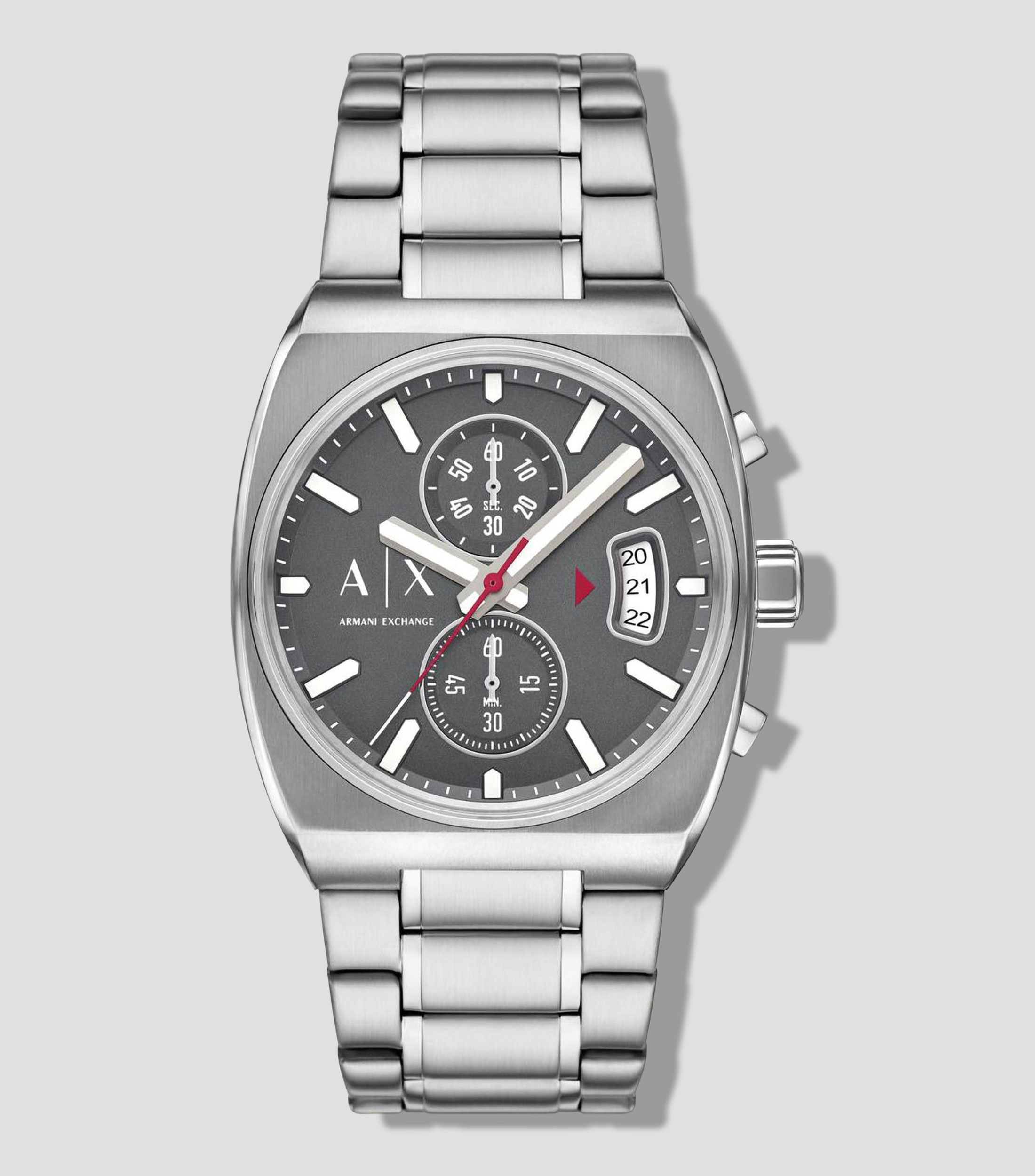 Reloj para hombre Street Casual, Plateado